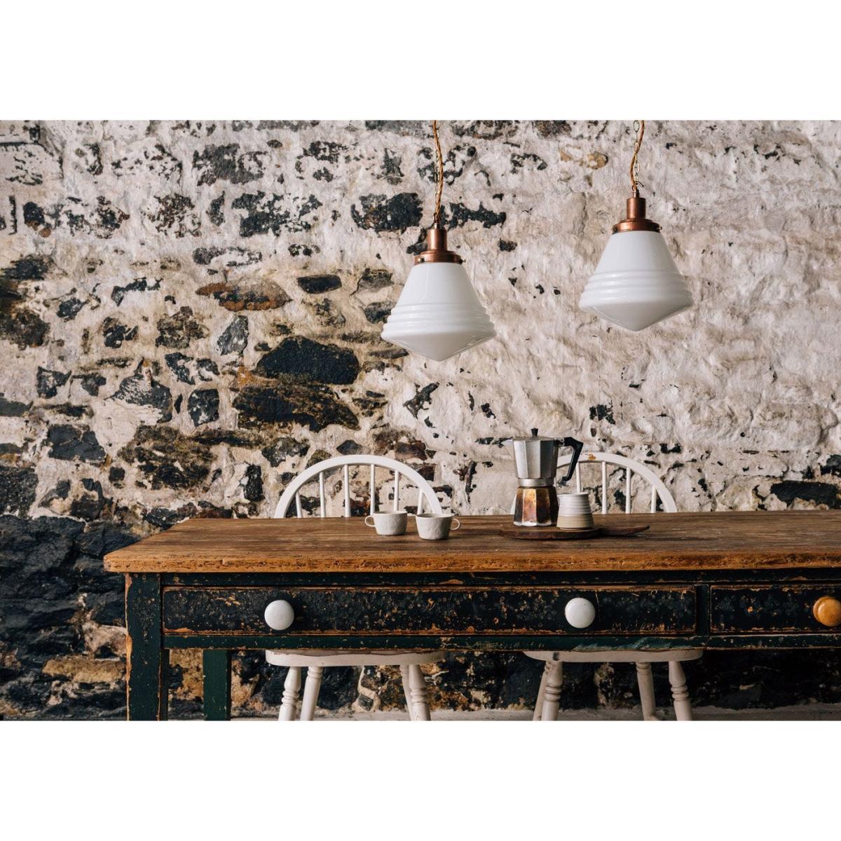 Skinflint Vintage 1930s Phillips Opaline Pendant - Heal's UK Lighting – image 3