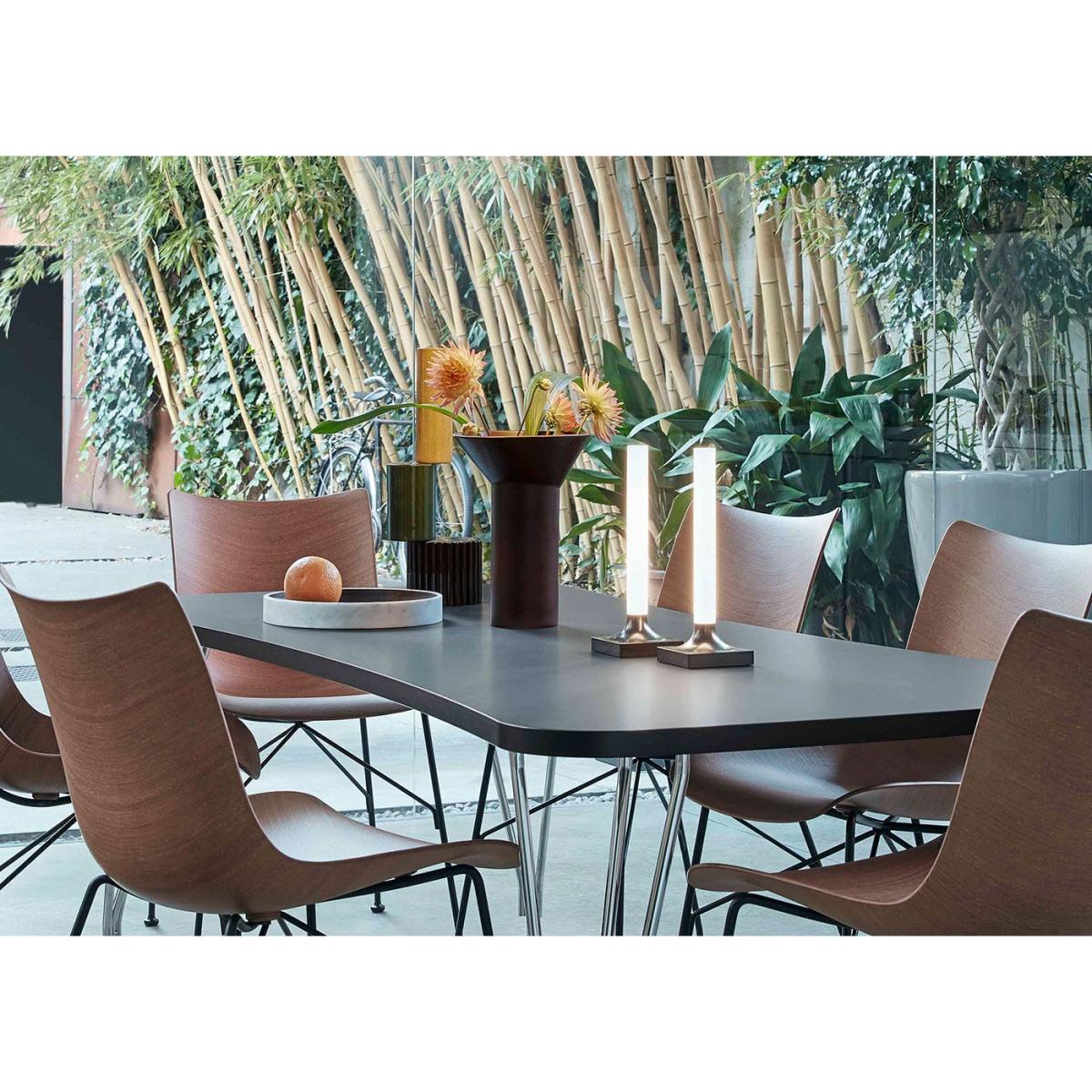 Kartell Goodnight LED Portable Table Lamp Polished Copper - Heal's UK Lighting – image 4
