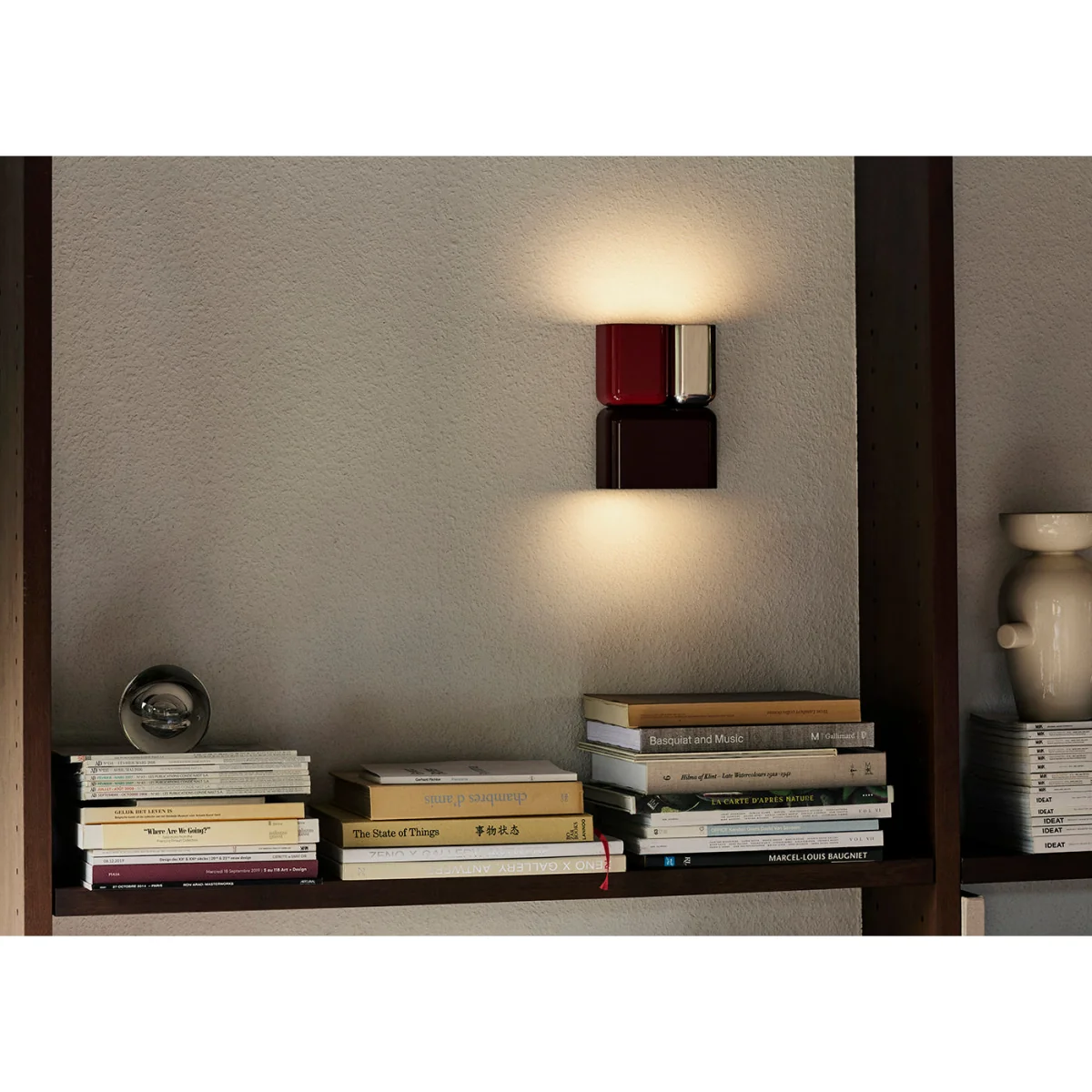 &Tradition Tabata Wall Light Deep Blue & Ivory – image 2