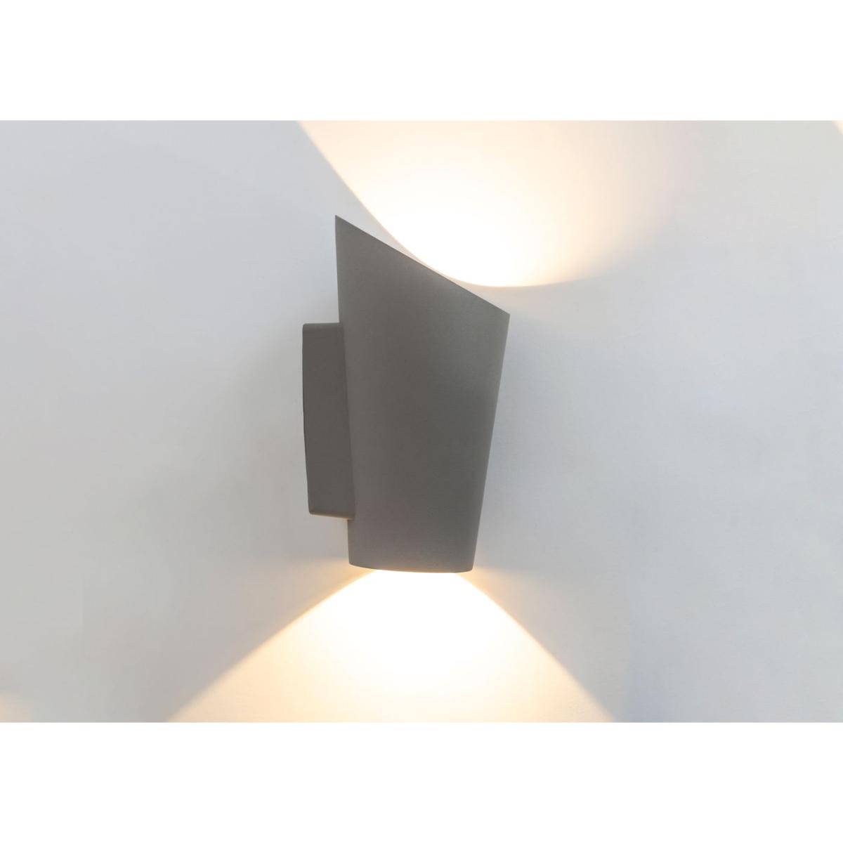 Heal's LED Garden or Bathroom Wall Light Torch Silver Grey - Heal's UK Outdoor Furniture – image 4