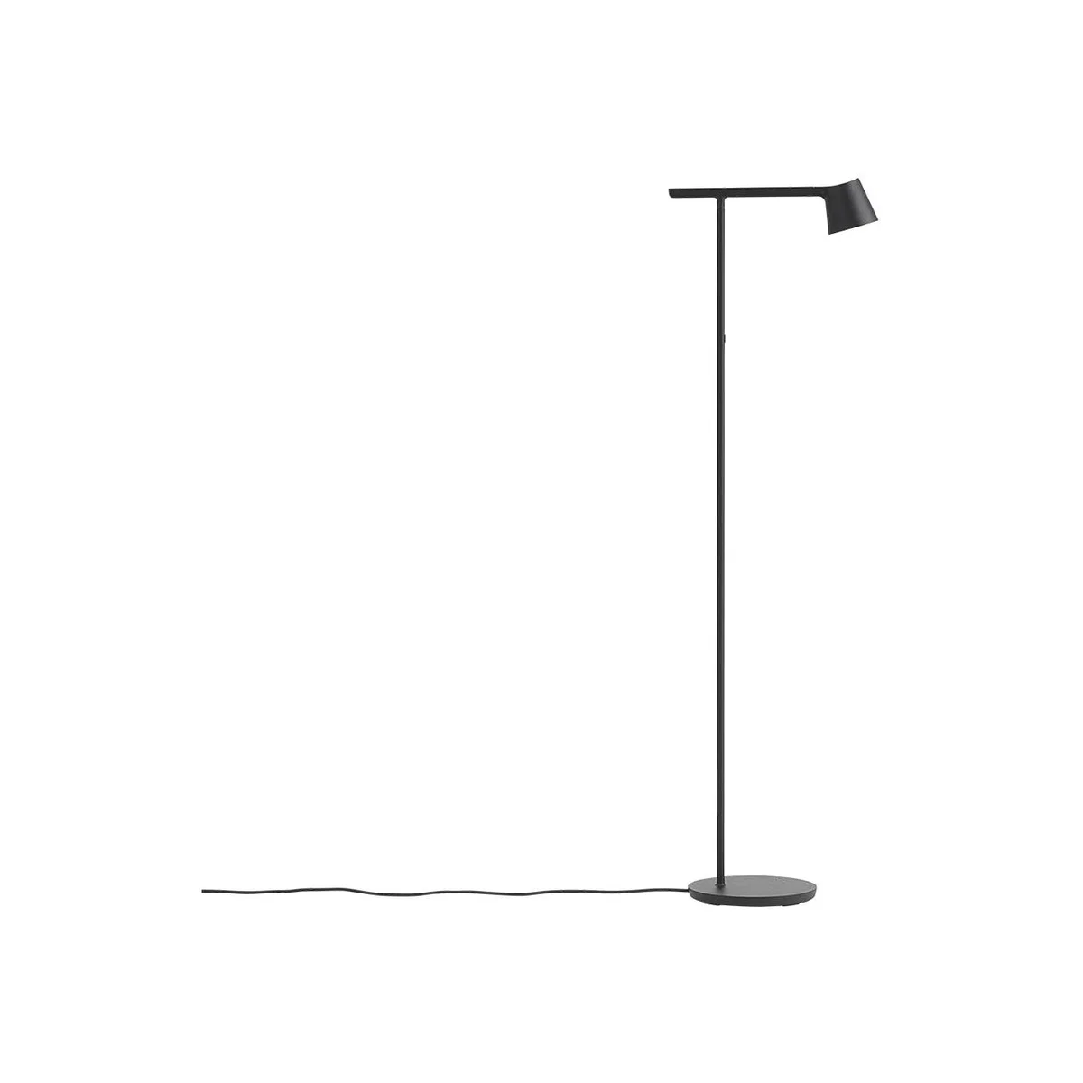 Muuto Tip LED Floor Lamp Black - Heal's UK Lighting – image 1