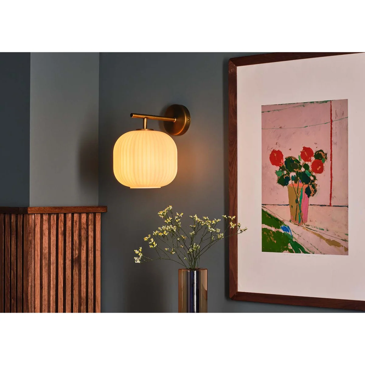 Heal's Opal Lantern Wall Light – image 2