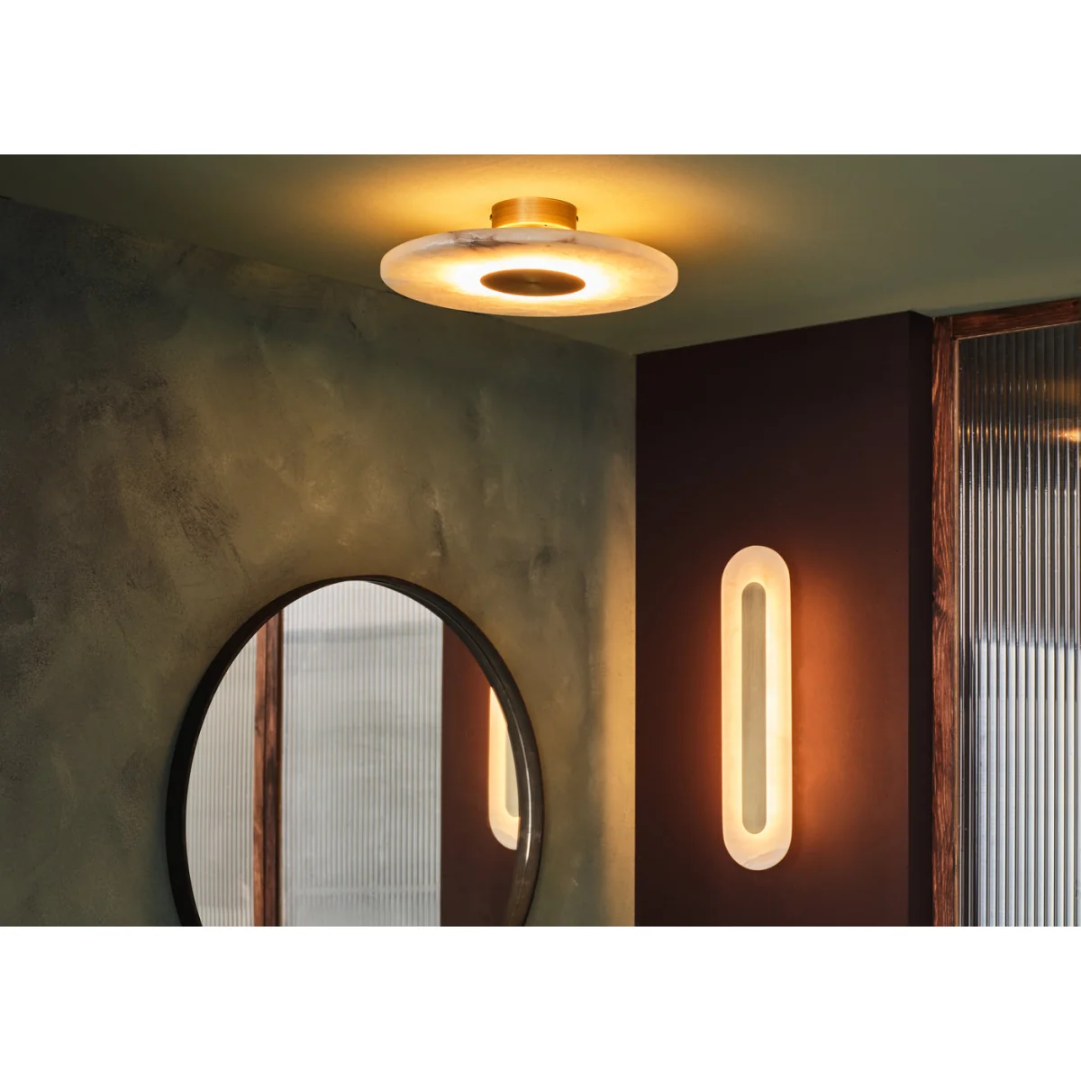 Heal's Ebro LED Wall Light Tall IP44 – image 2