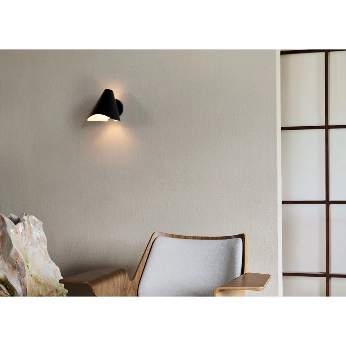 &Tradition Bonnet Wall Light Black/Bronze – image 2