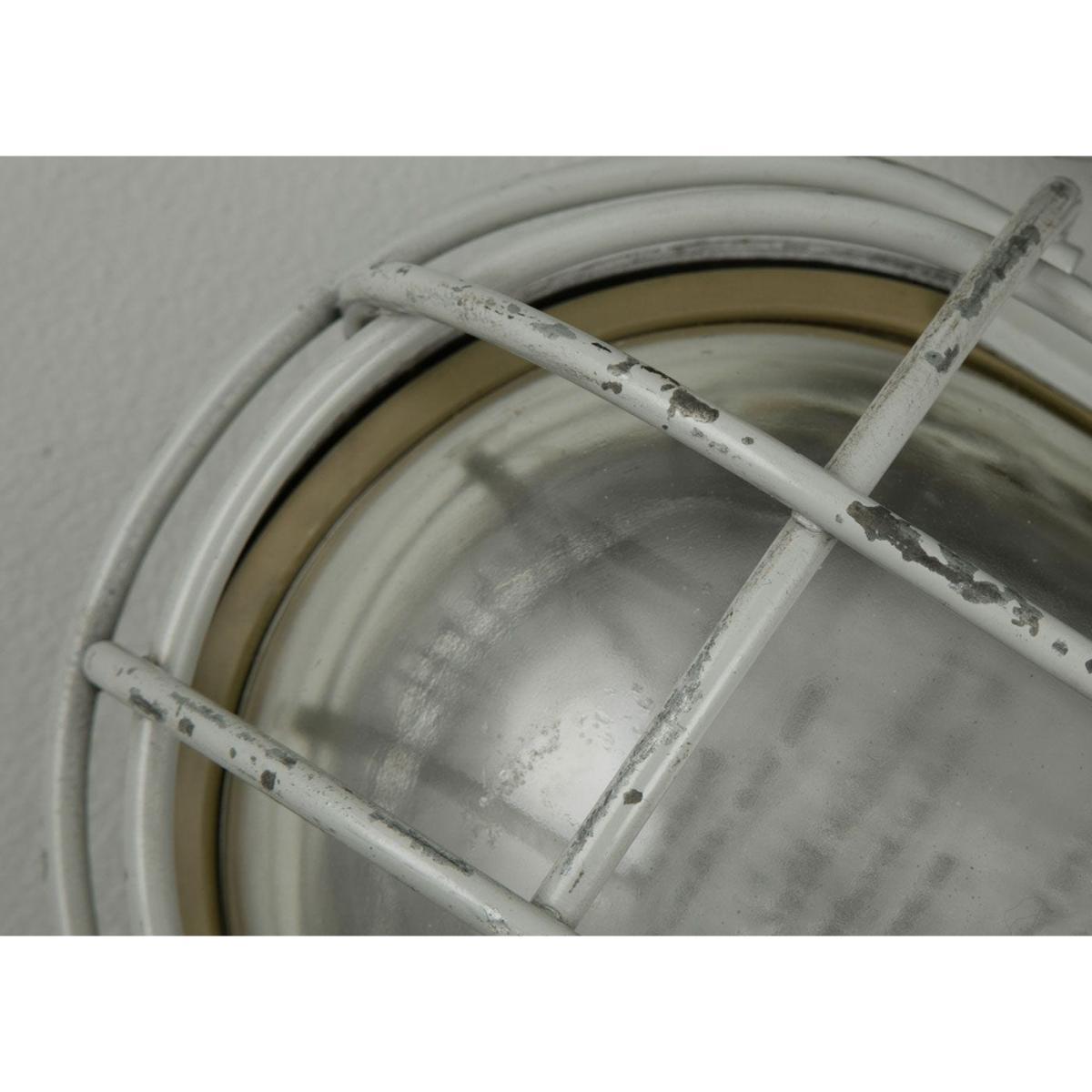 Skinflint Vintage 1970s Caged Bulkhead Wall Light - Heal's UK Lighting – image 3