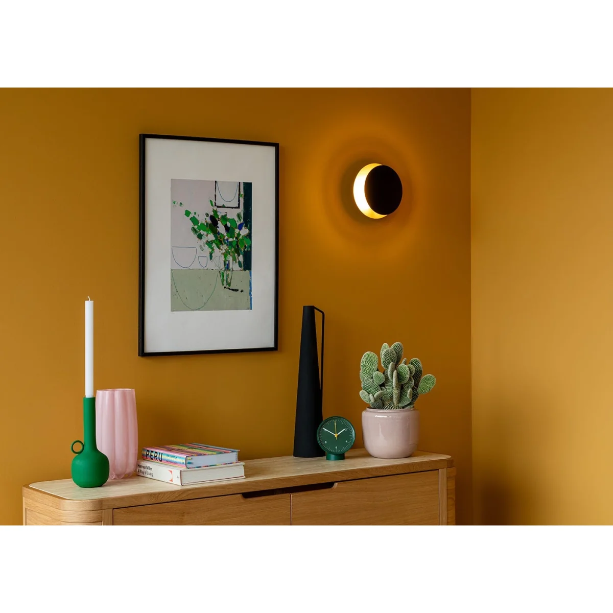 Heal's Eclisse LED Wall Light Off White & Gold Leaf – image 5