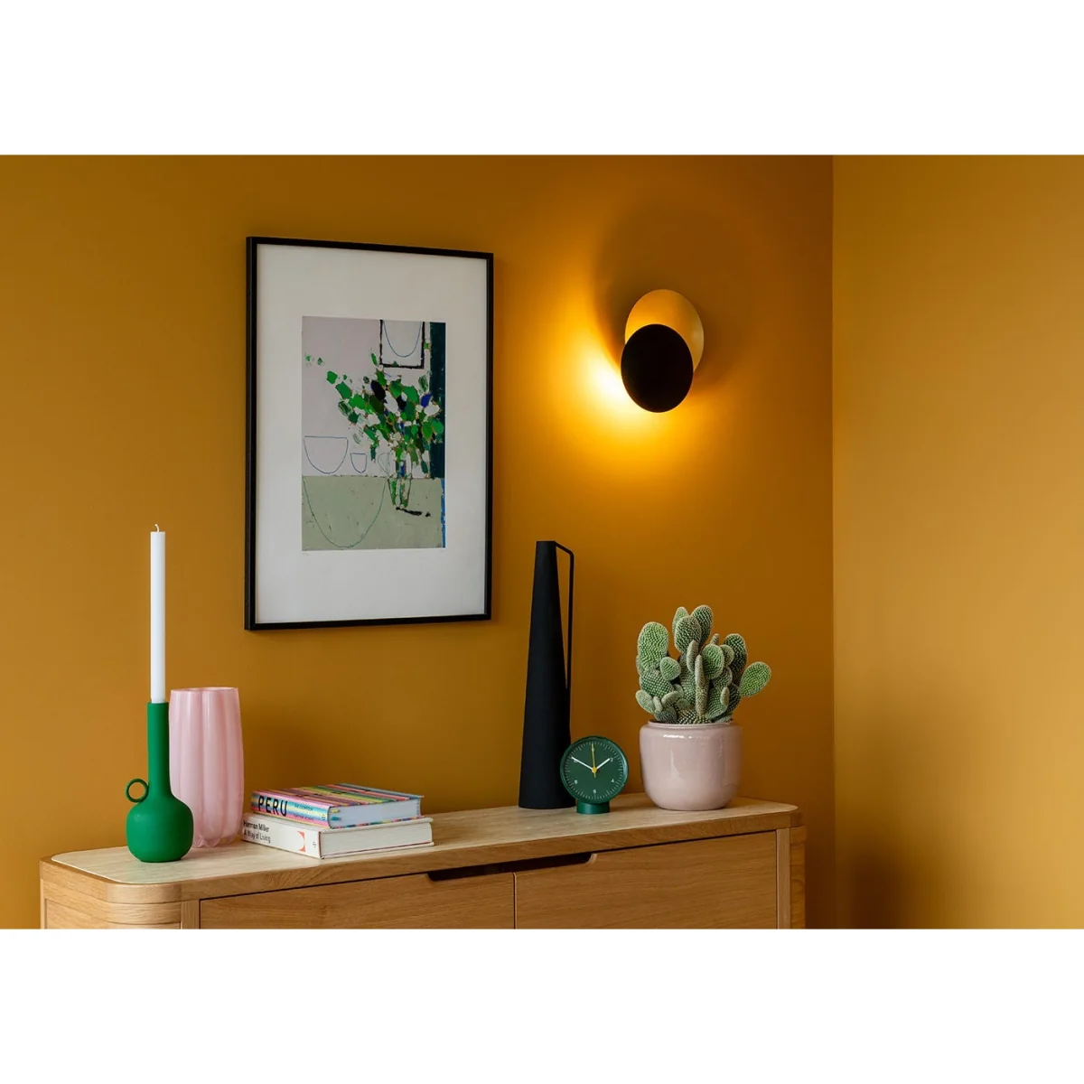 Heal's Eclisse LED Wall Light Off White & Gold Leaf – image 6