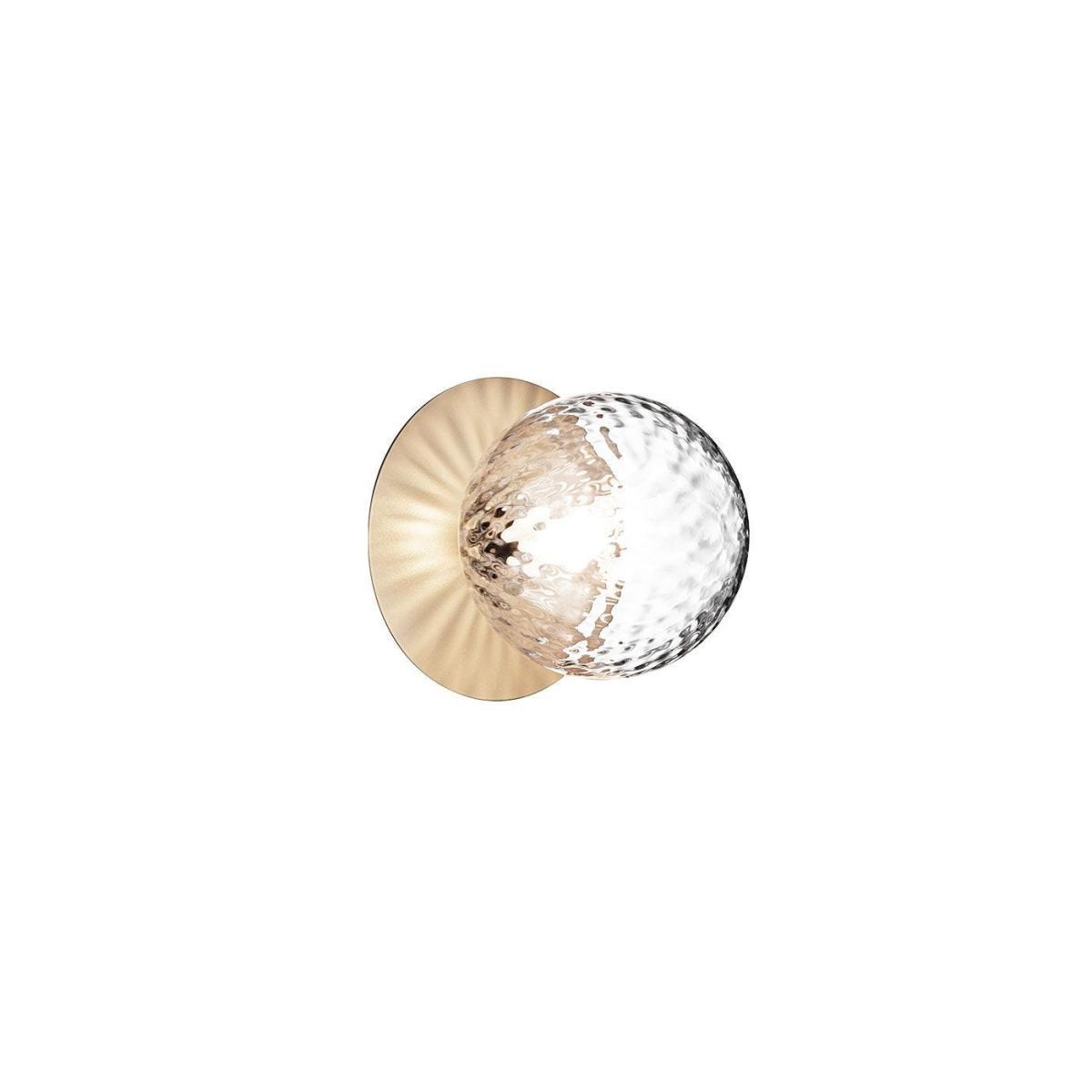 Nuura Liila 1 Wall Surface Light Gold Medium Opal White Shade - Heal's UK Lighting – image 2