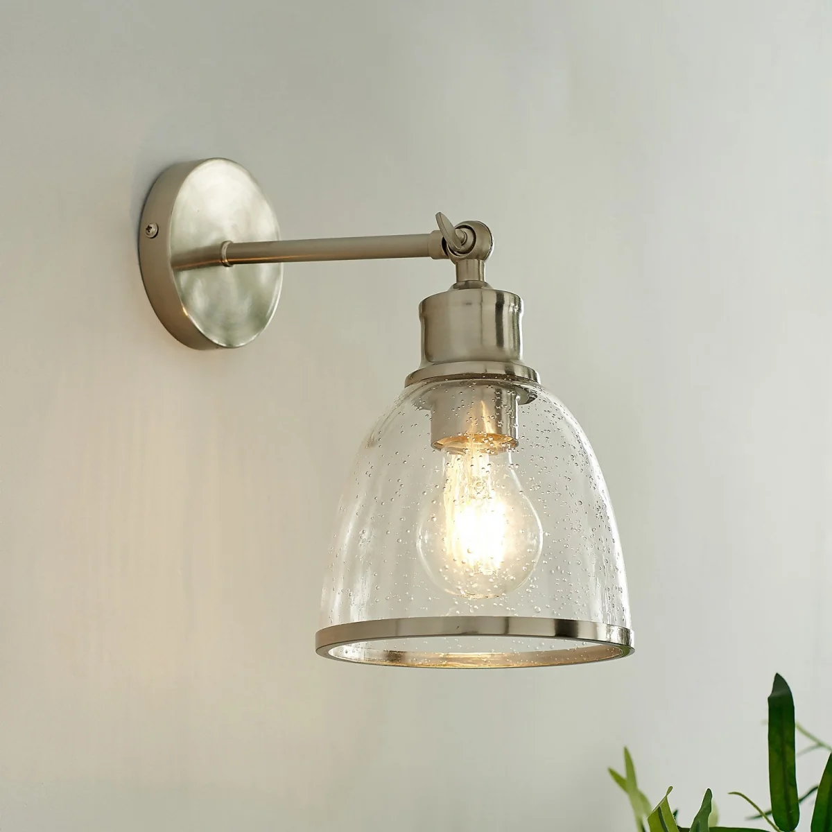 Windermere Wall Light - Satin Nickel