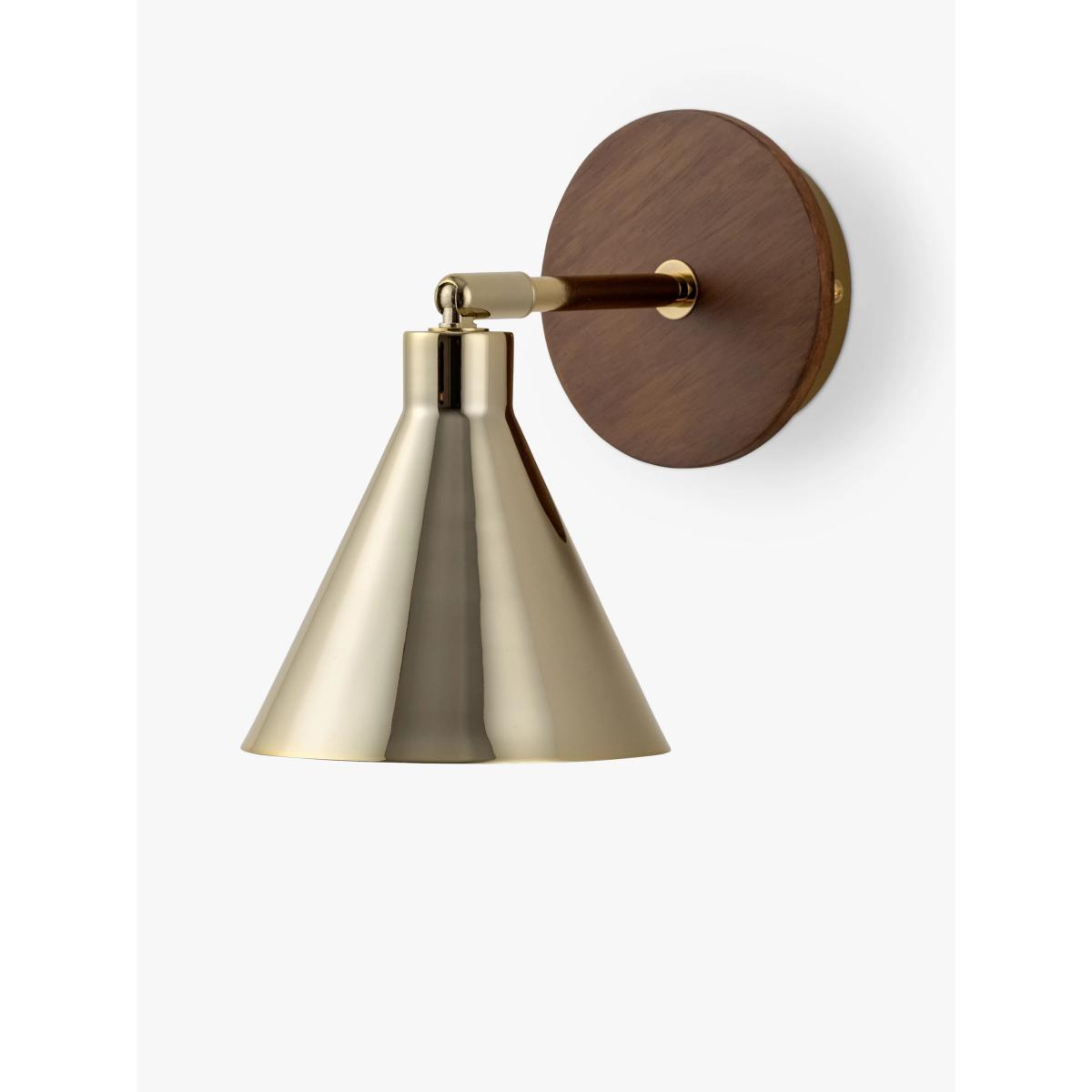 houseof Adjustable Cone Wall Light, Brass – image 4