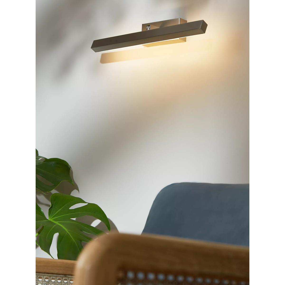 John Lewis & Partners Contemporary Picture LED Wall Light, Brushed Chrome – image 2