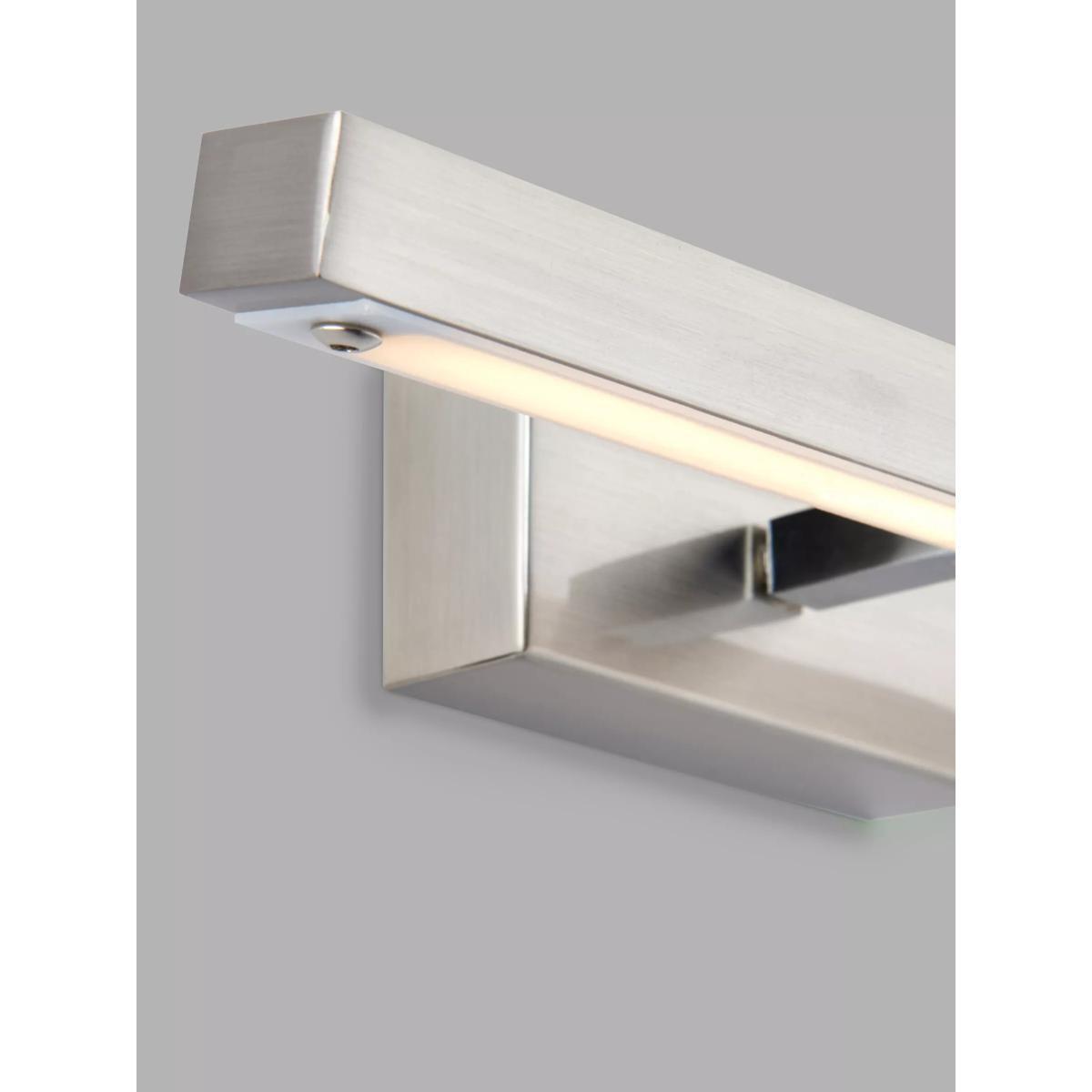 John Lewis & Partners Contemporary Picture LED Wall Light, Brushed Chrome – image 4