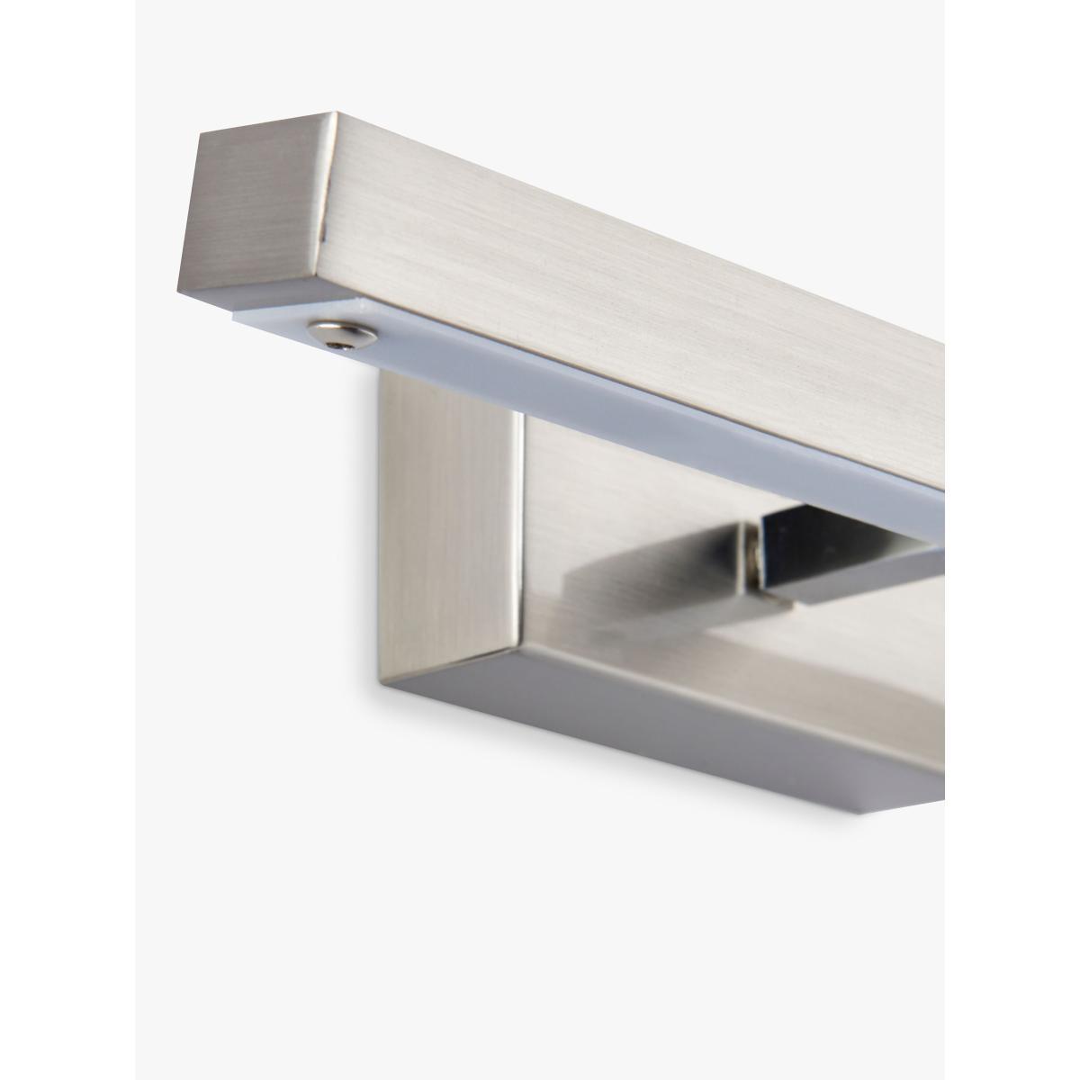 John Lewis & Partners Contemporary Picture LED Wall Light, Brushed Chrome – image 5