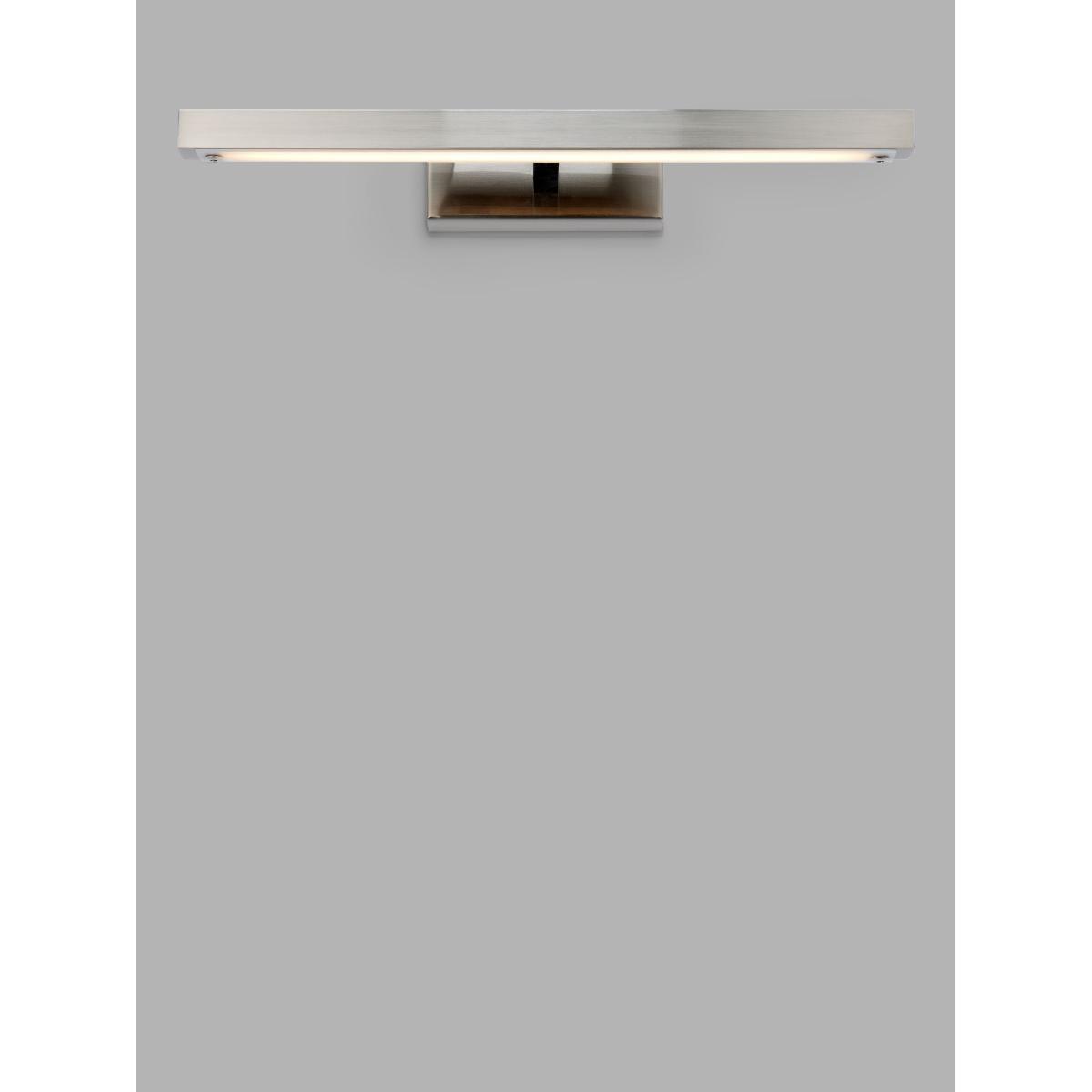 John Lewis & Partners Contemporary Picture LED Wall Light, Brushed Chrome – image 1