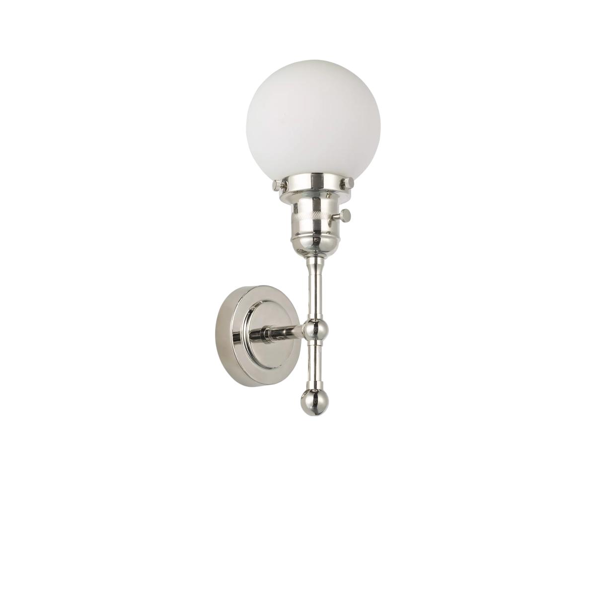 John Lewis Cafe Wall Light, Polished Nickle – image 2