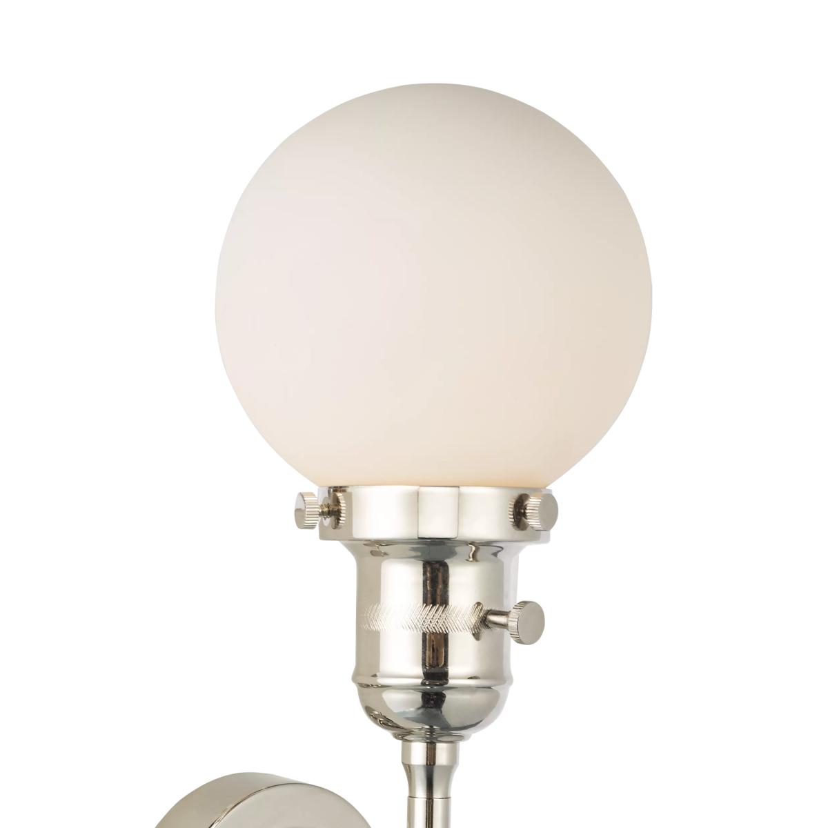 John Lewis Cafe Wall Light, Polished Nickle – image 3