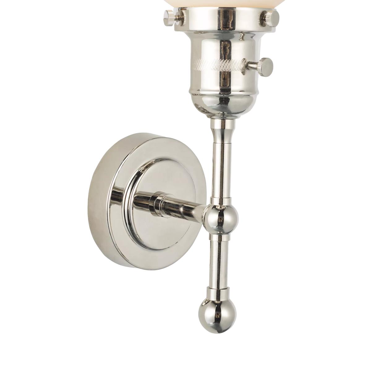 John Lewis Cafe Wall Light, Polished Nickle – image 4