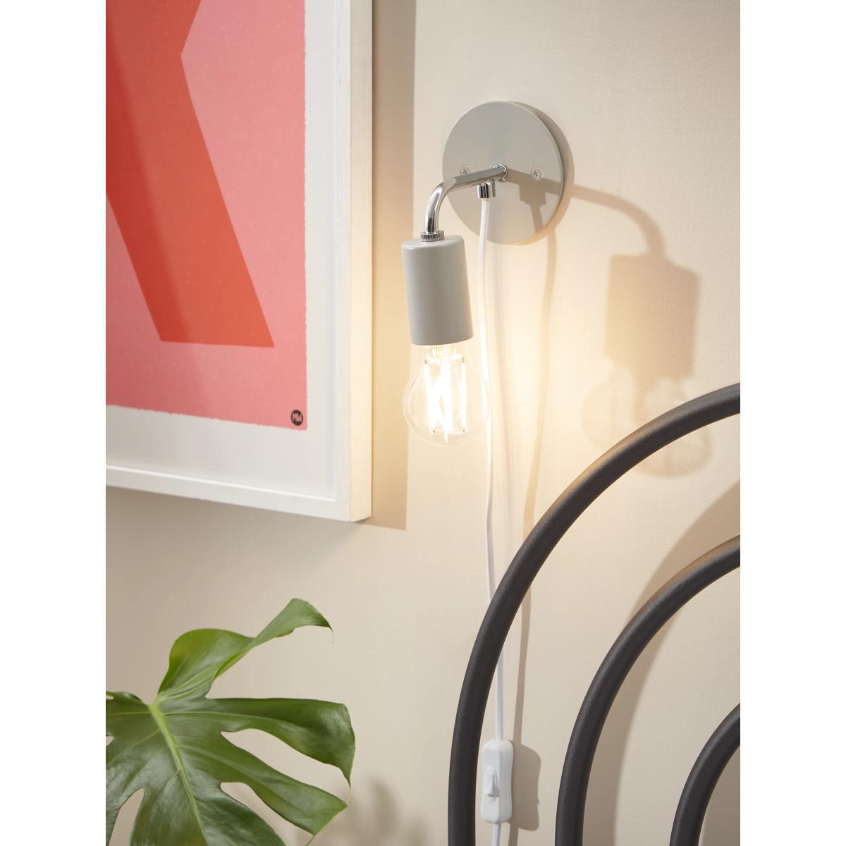 ANYDAY John Lewis & Partners Plug-In Wall Light, Grey – image 2