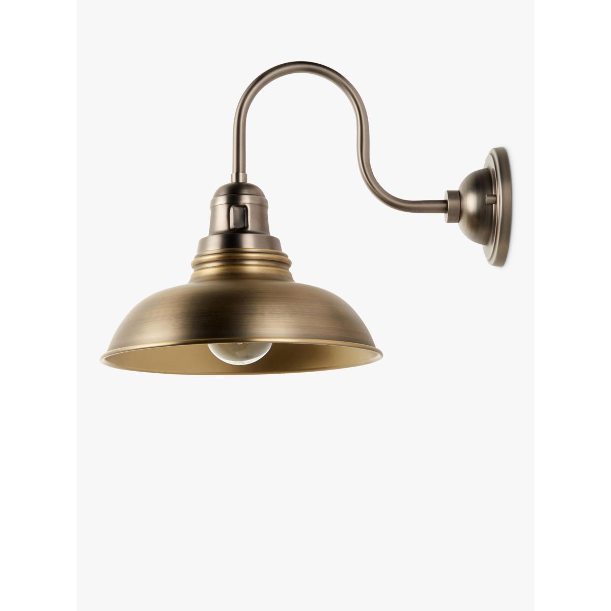 John Lewis & Partners Millhouse Wall Light, Antique Brass – image 3