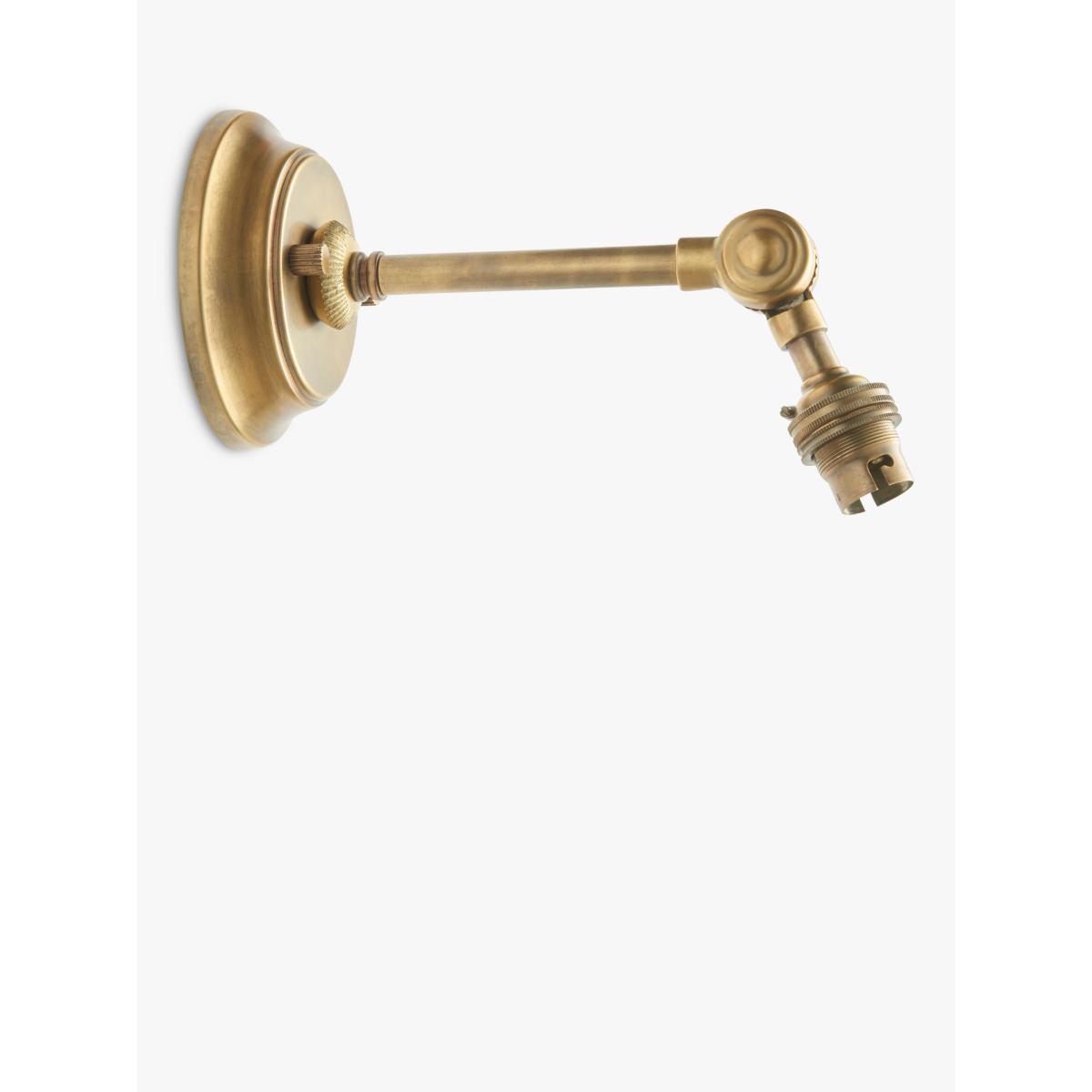 John Lewis Pumpkin Wall Light Fitting, Aged Brass – image 2