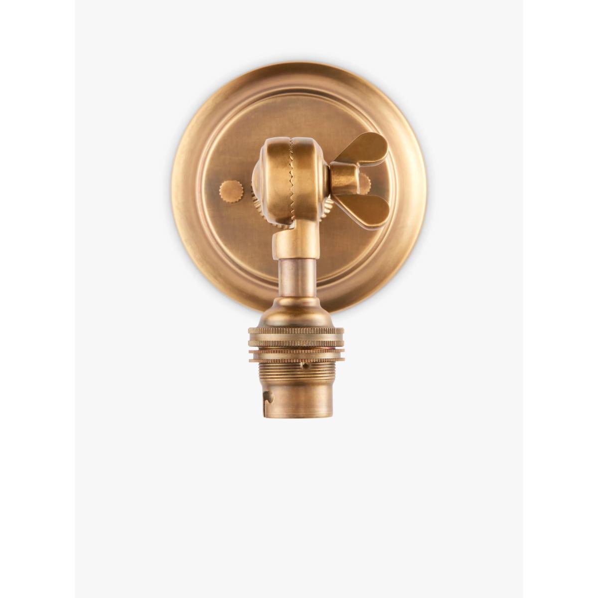 John Lewis Pumpkin Wall Light Fitting, Aged Brass – image 3