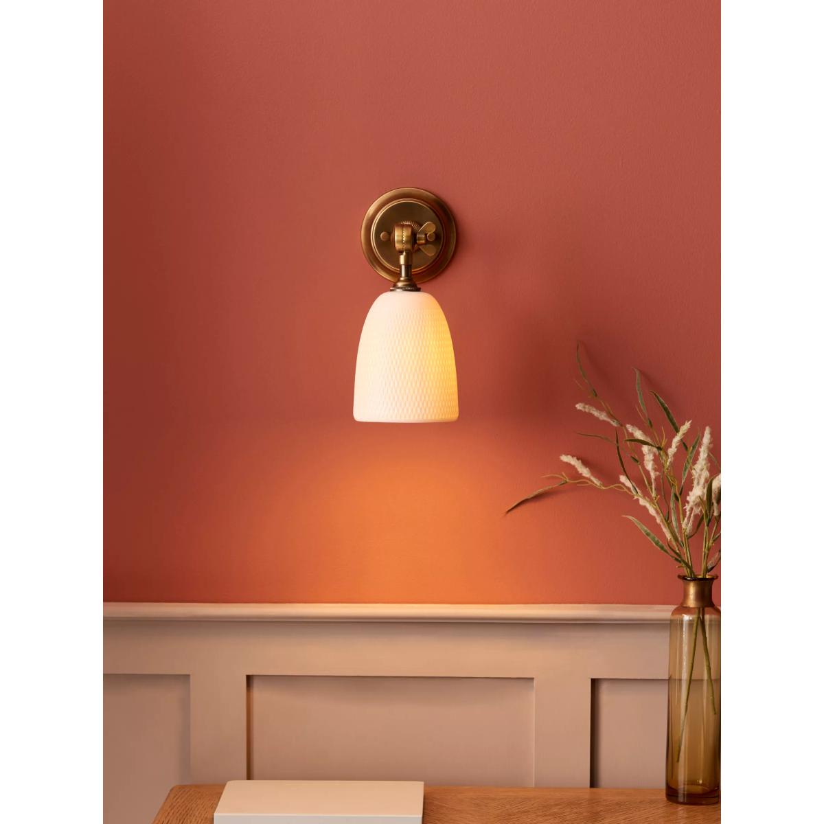 John Lewis Pumpkin Wall Light Fitting, Aged Brass – image 9