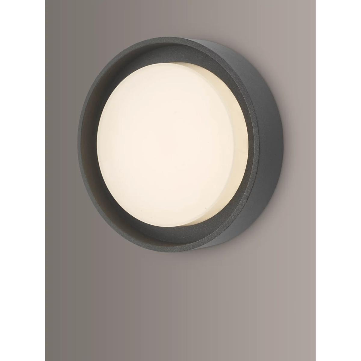 Där Ralph LED Small Flush Outdoor Wall Light, Anthracite – image 1