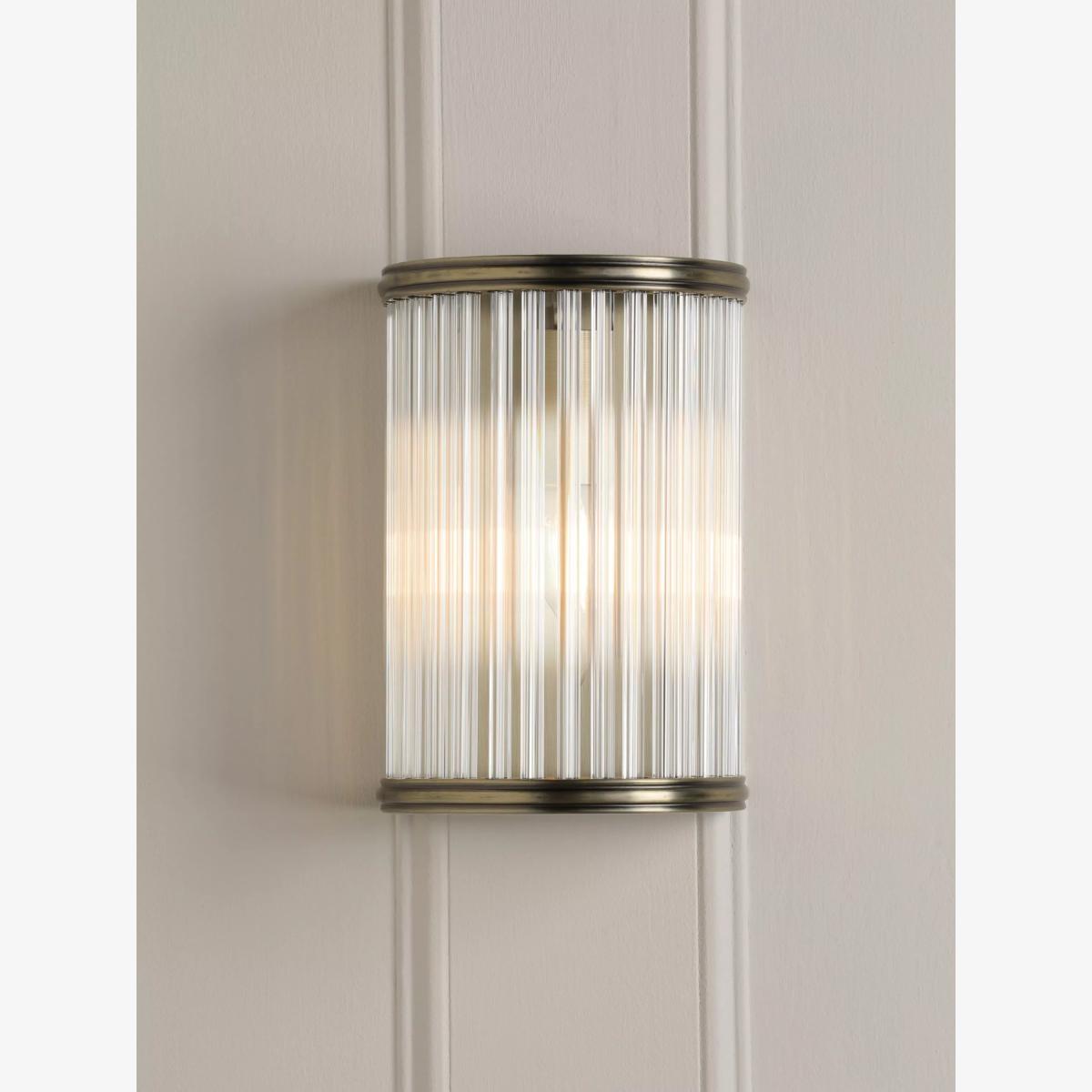 Laura Ashley Sutton Wall Light, Antique Brass – image 1