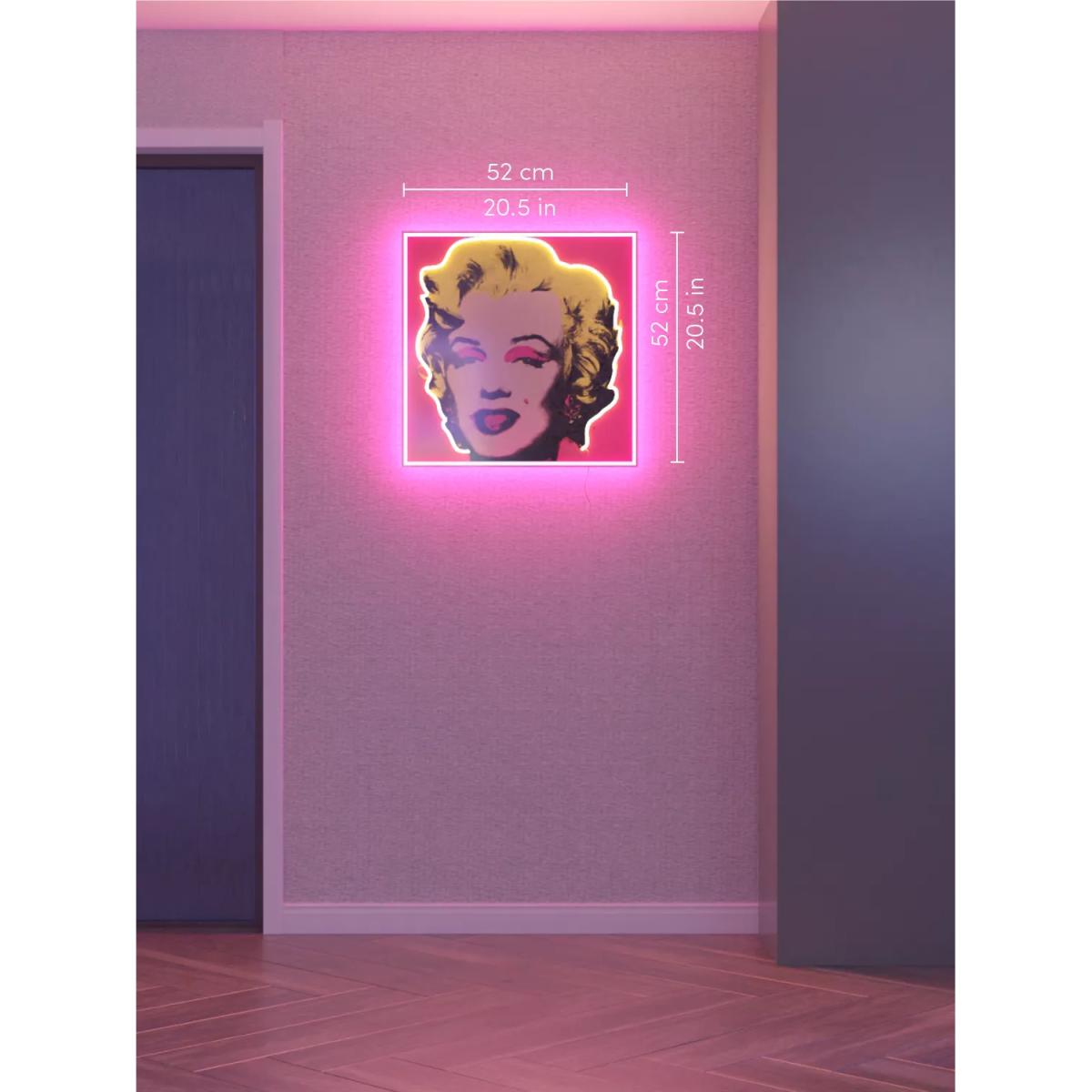 Yellowpop Marilyn Monroe LED Neon Sign, Multi – image 2