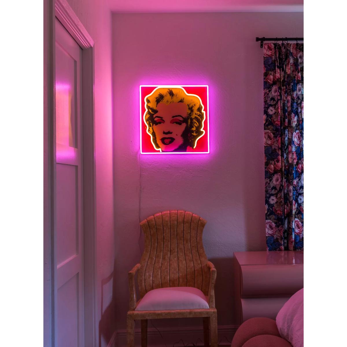 Yellowpop Marilyn Monroe LED Neon Sign, Multi – image 3