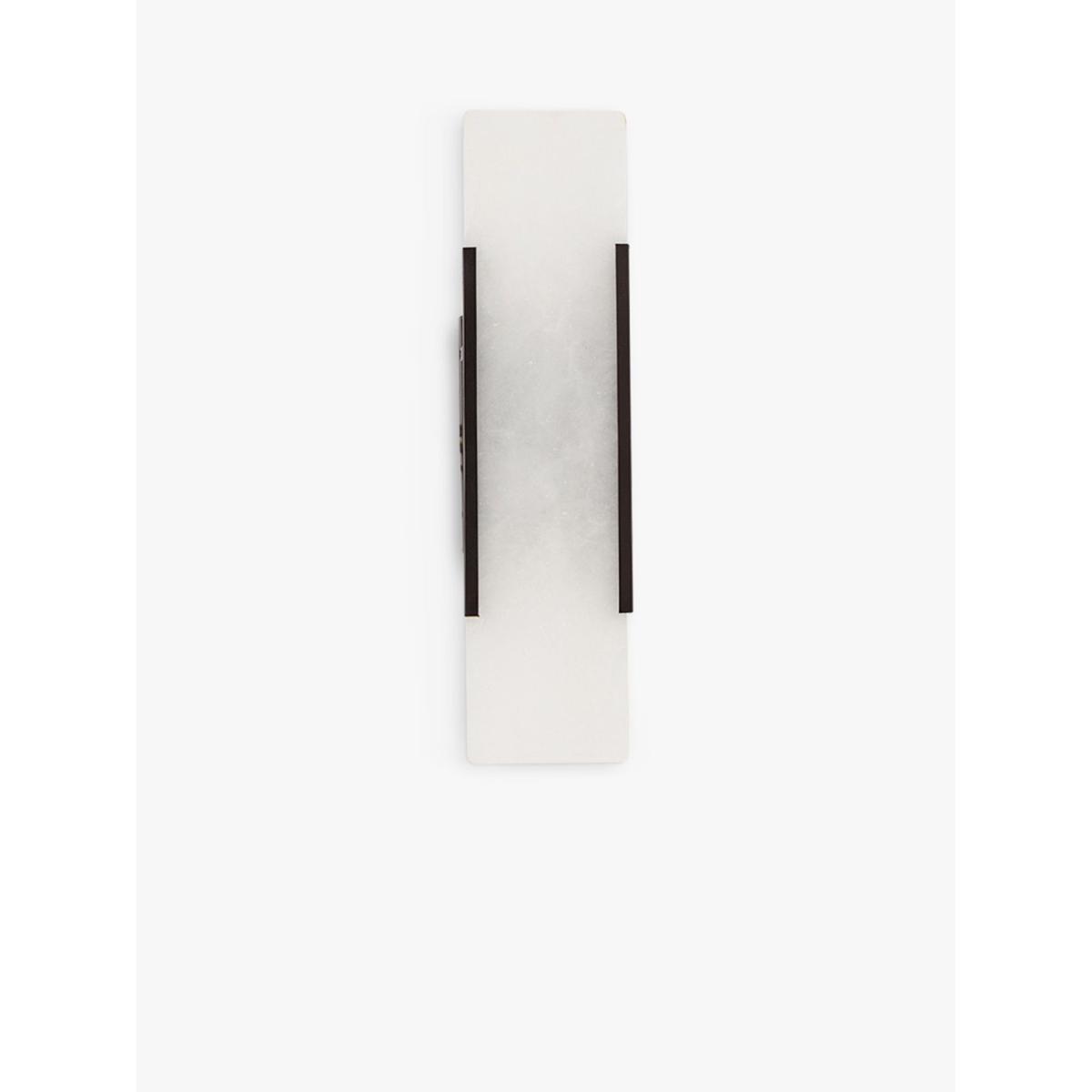Pure White Lines Mosman Alabaster Linear Wall Light, Gey – image 3