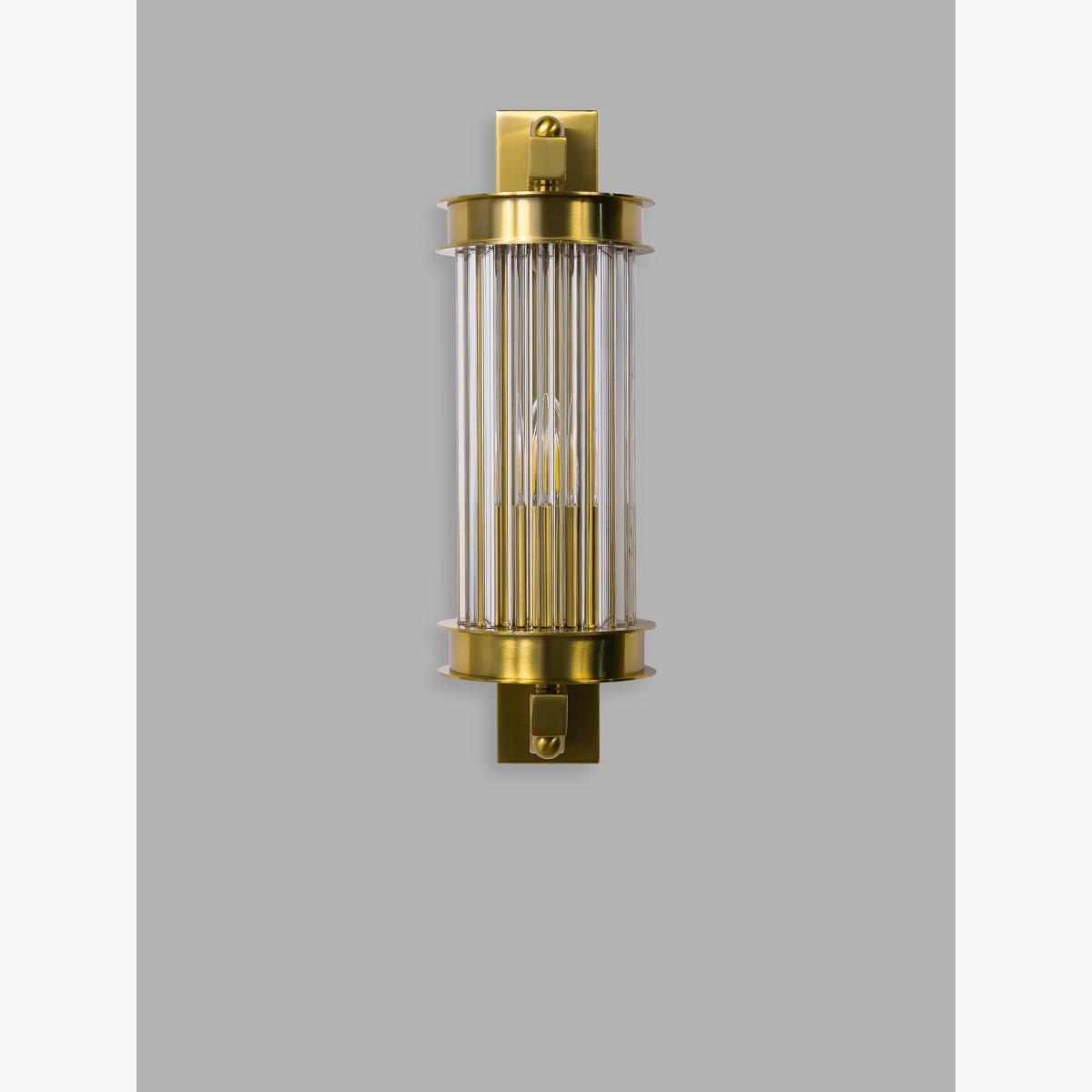 Pure White Lines Elon Small Wall Light – image 1