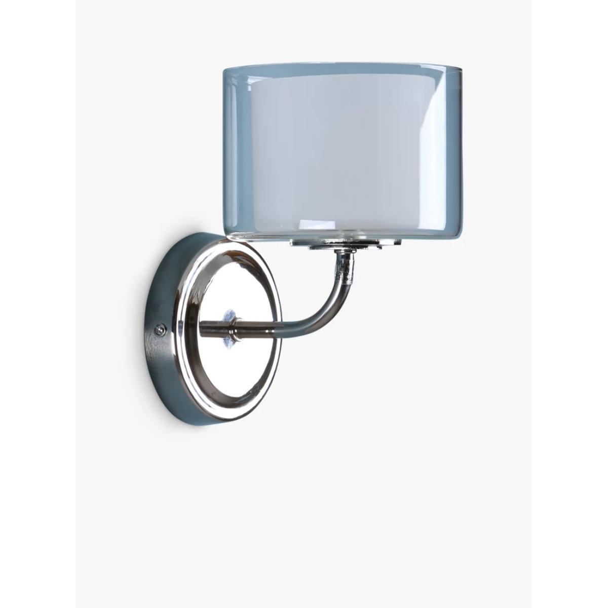 Laura Ashley Southwell Glass Wall Light, Polished Chrome – image 3