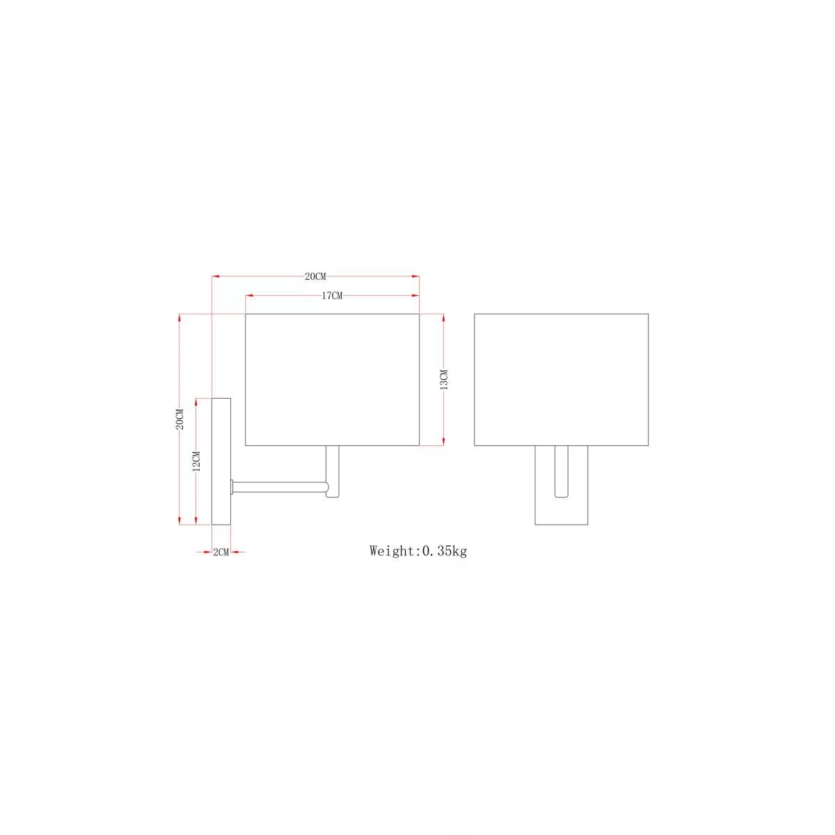 John Lewis Blakely Wall Light – image 6