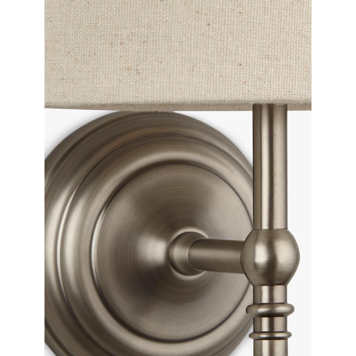 John Lewis & Partners Isabel Wall Light, 1 Light, Pewter – image 6