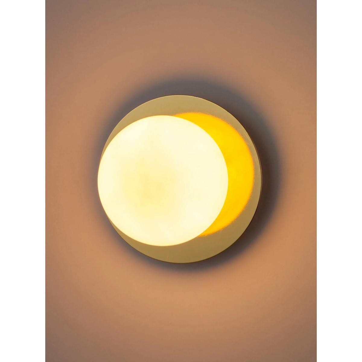 houseof Opal Disk Wall Light, Brass – image 6
