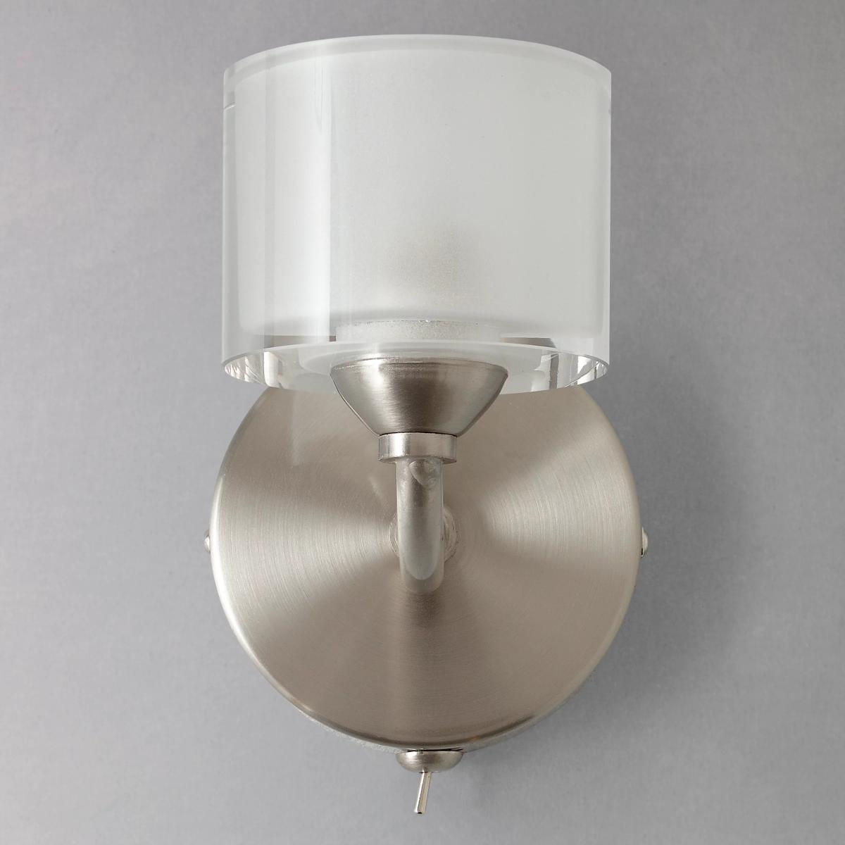John Lewis & Partners Paige Single Wall Light, Satin Chrome – image 3