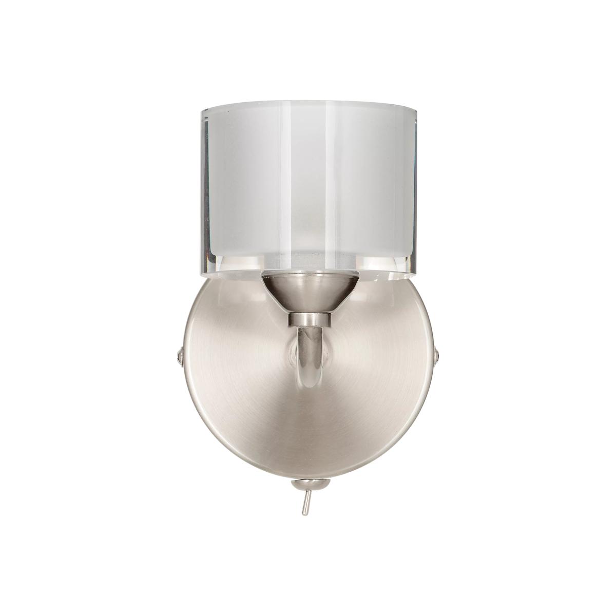 John Lewis & Partners Paige Single Wall Light, Satin Chrome – image 1