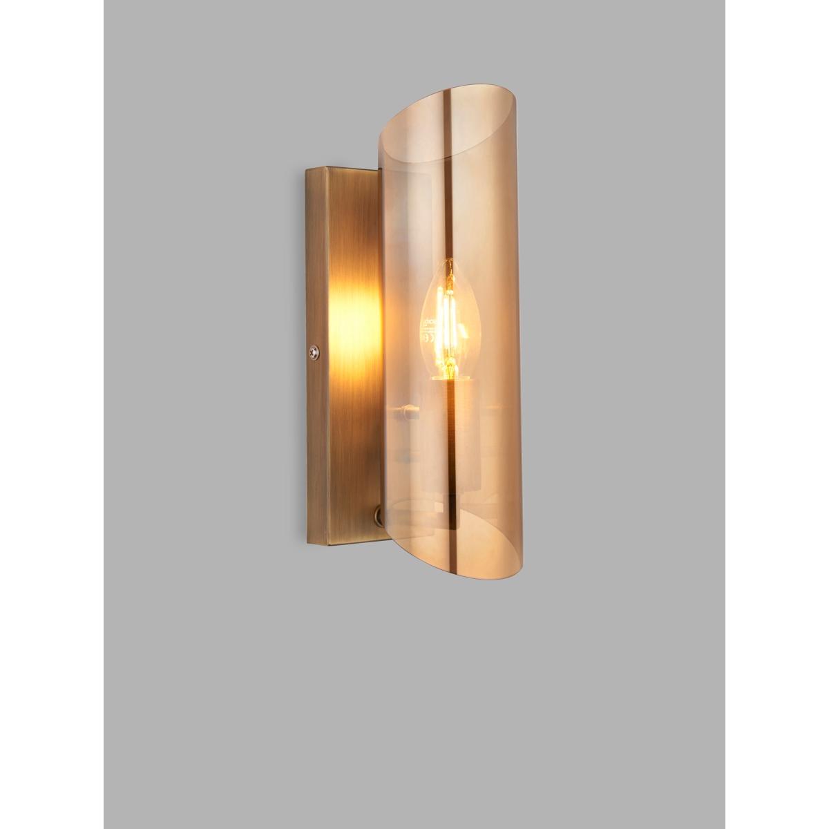 John Lewis Viscount Lustre Wall Light, Gold – image 2