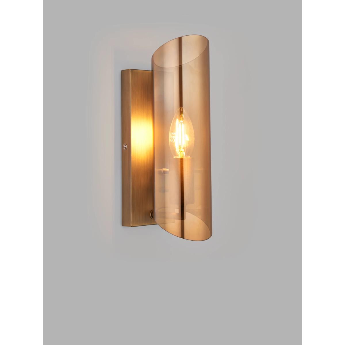 John Lewis Viscount Lustre Wall Light, Gold – image 3