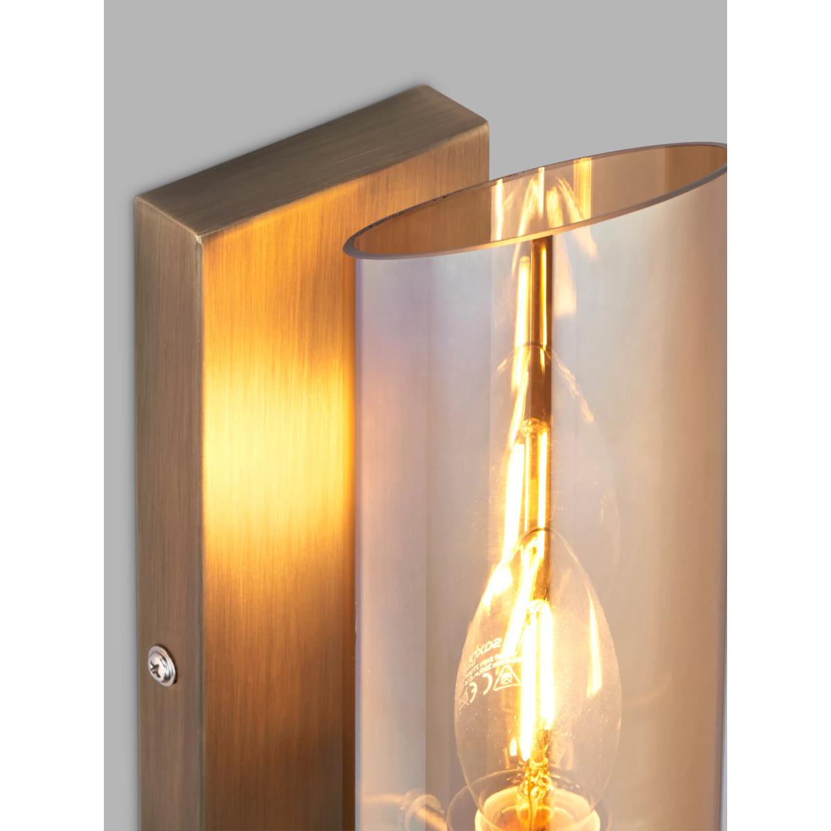 John Lewis Viscount Lustre Wall Light, Gold – image 7