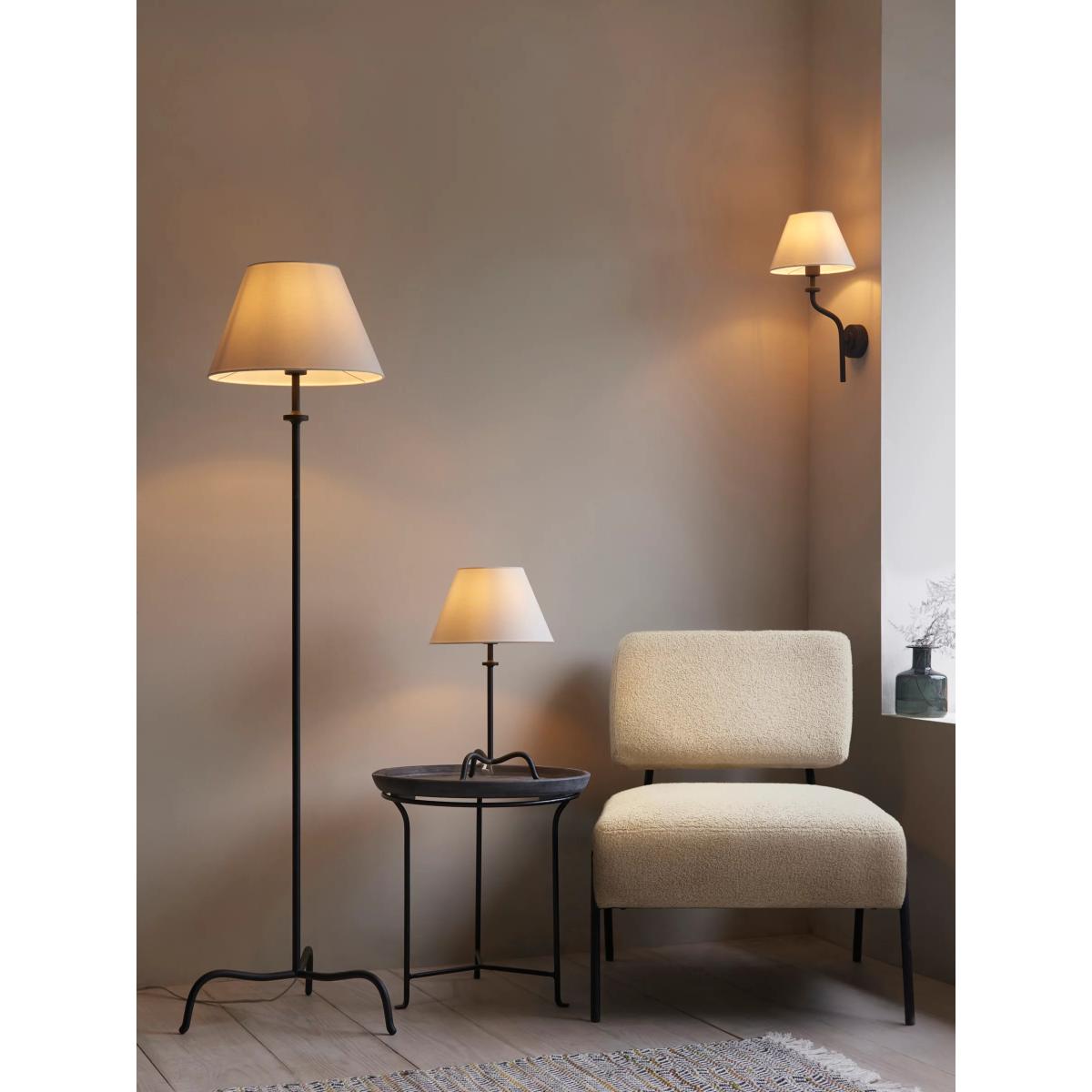 John Lewis Stroud Wall Light, Black – image 2