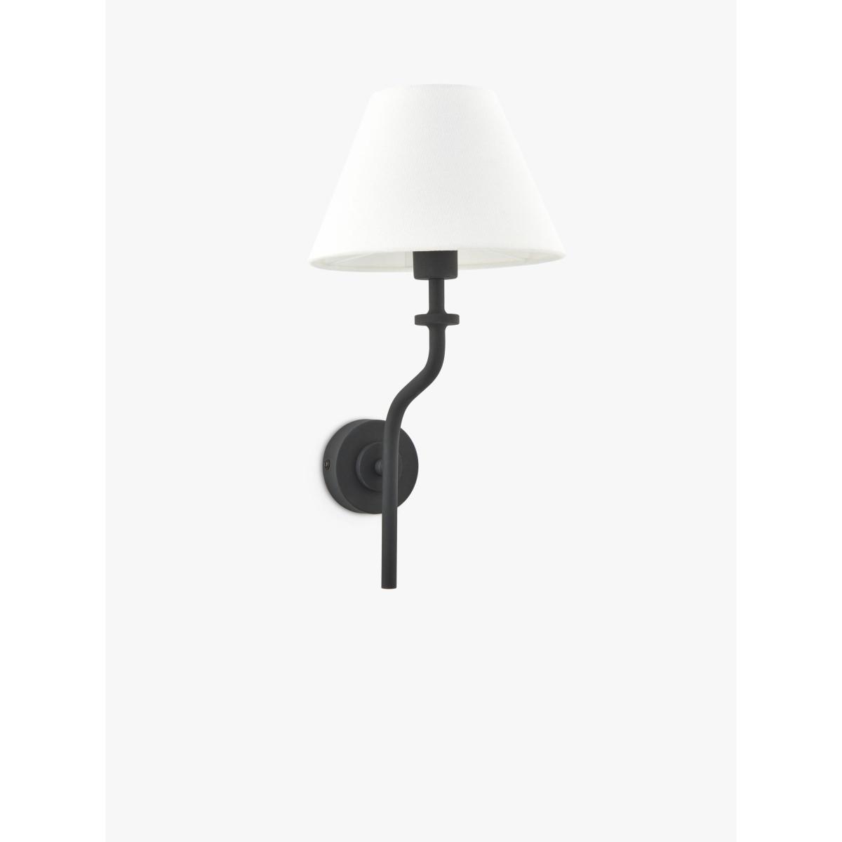 John Lewis Stroud Wall Light, Black – image 3