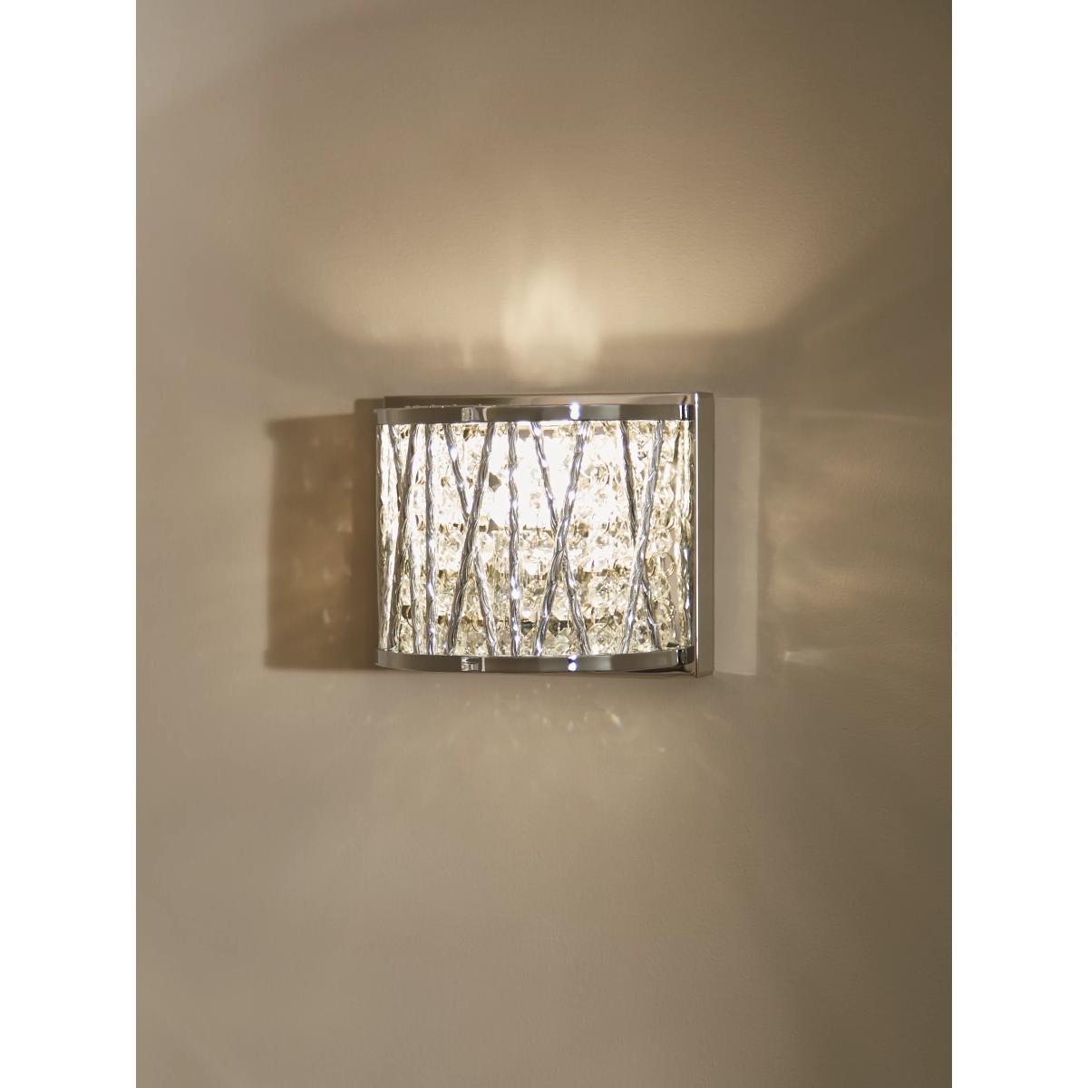 John Lewis & Partners Emilia Crystal Drum Wall Light – image 2