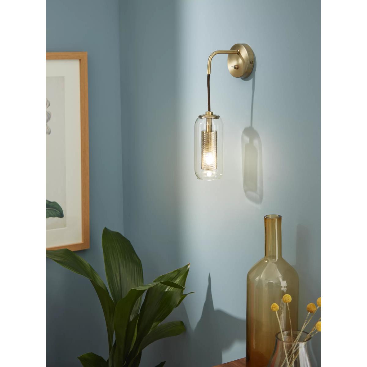 John Lewis & Partners Tulip Wall Light, Antique Brass – image 2