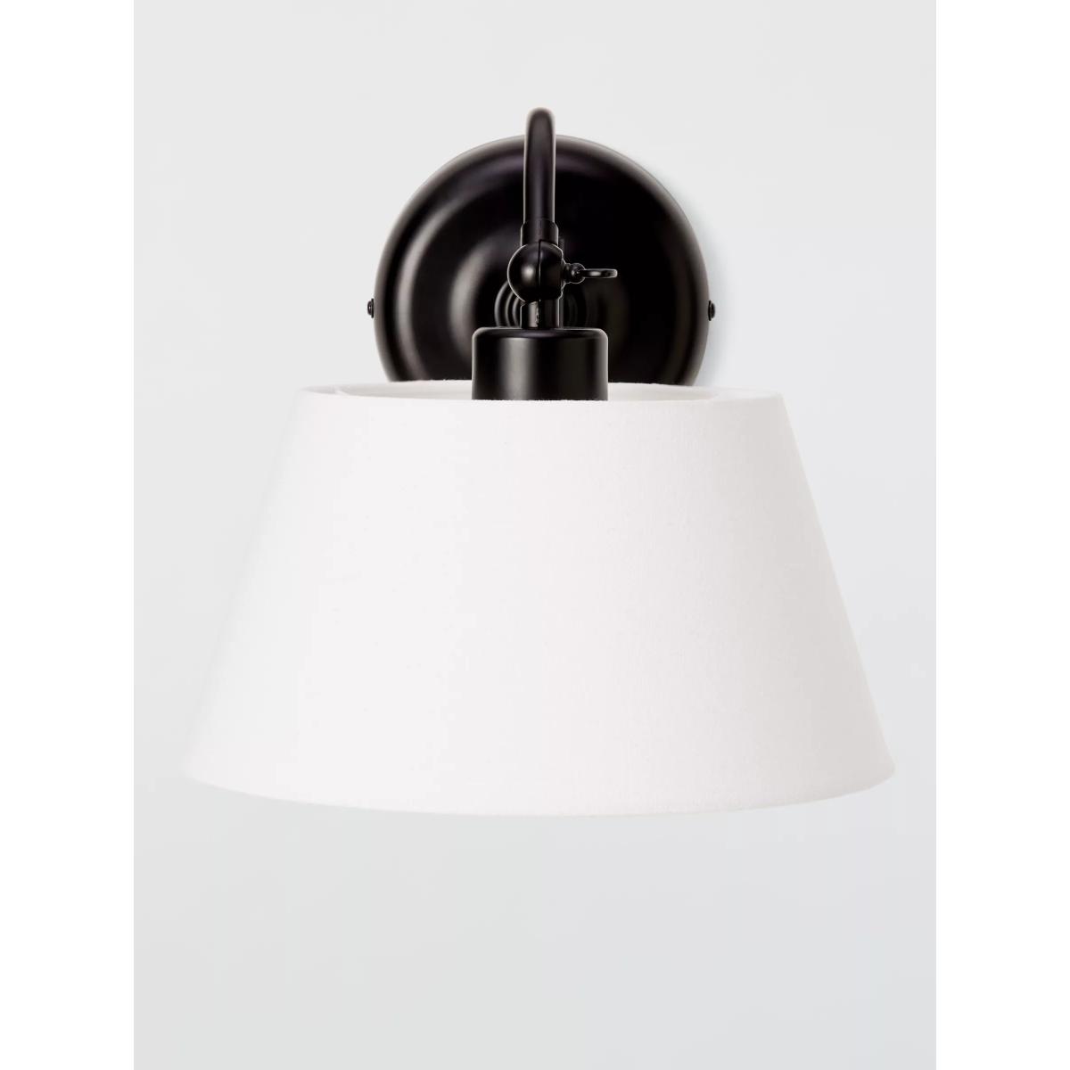 John Lewis Rodeo Swing Arm Wall Light, Black – image 2