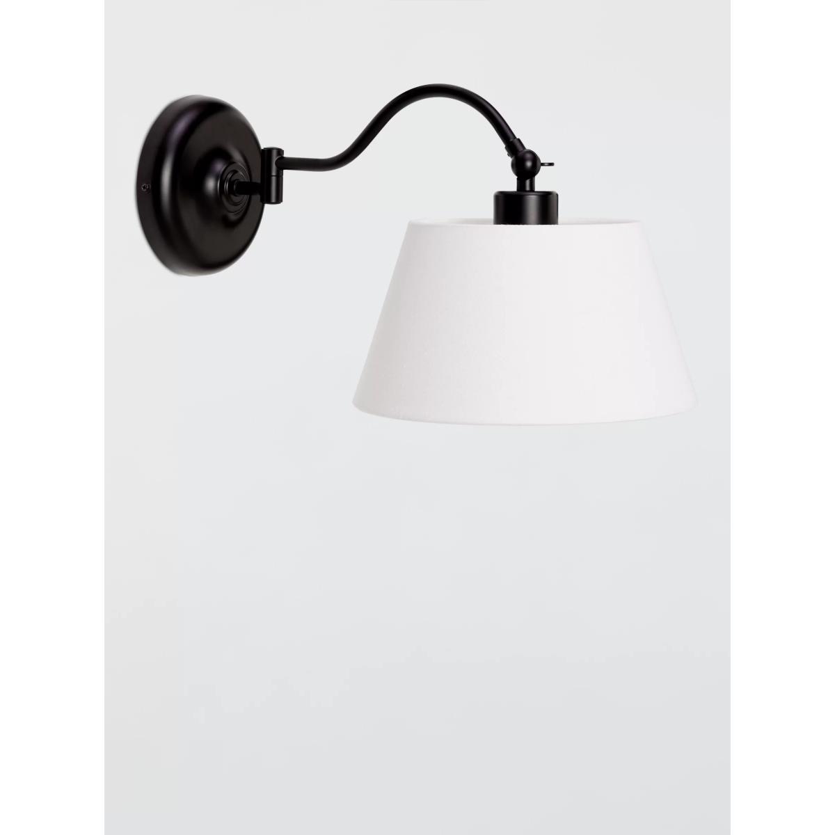 John Lewis Rodeo Swing Arm Wall Light, Black – image 3