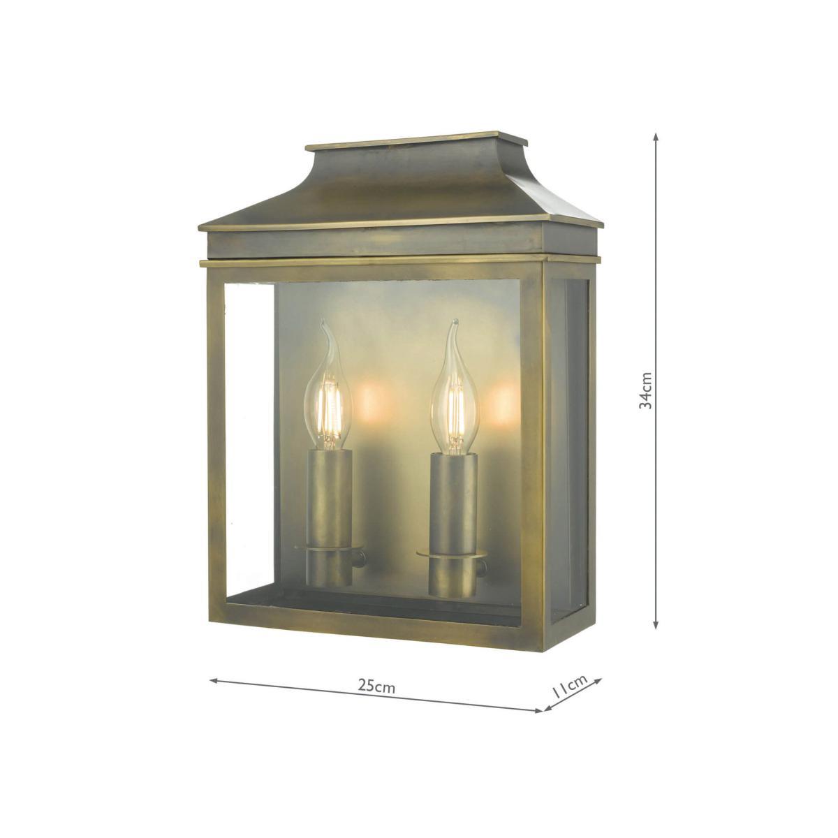 Där Vapour Double Outdoor Wall Light – image 4