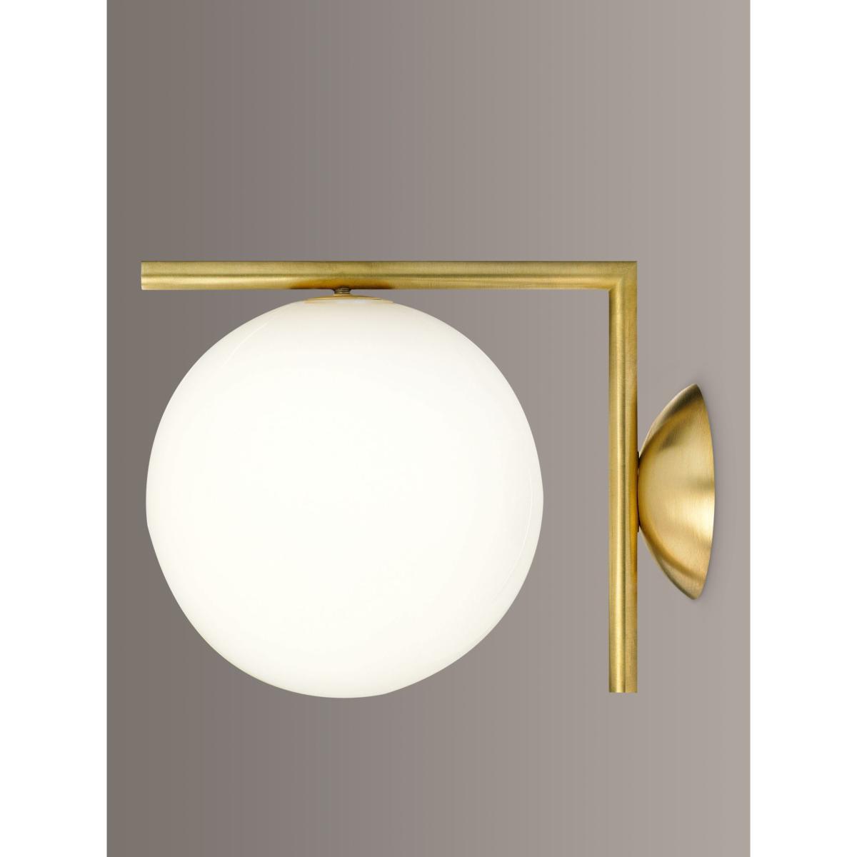 Flos IC C/W1 Wall Light, Brushed Brass – image 2
