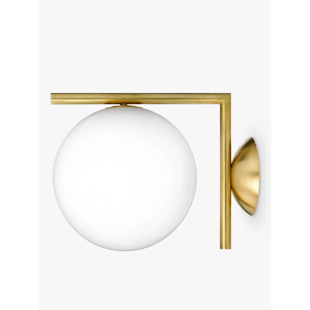 Flos IC C/W1 Wall Light, Brushed Brass – image 3